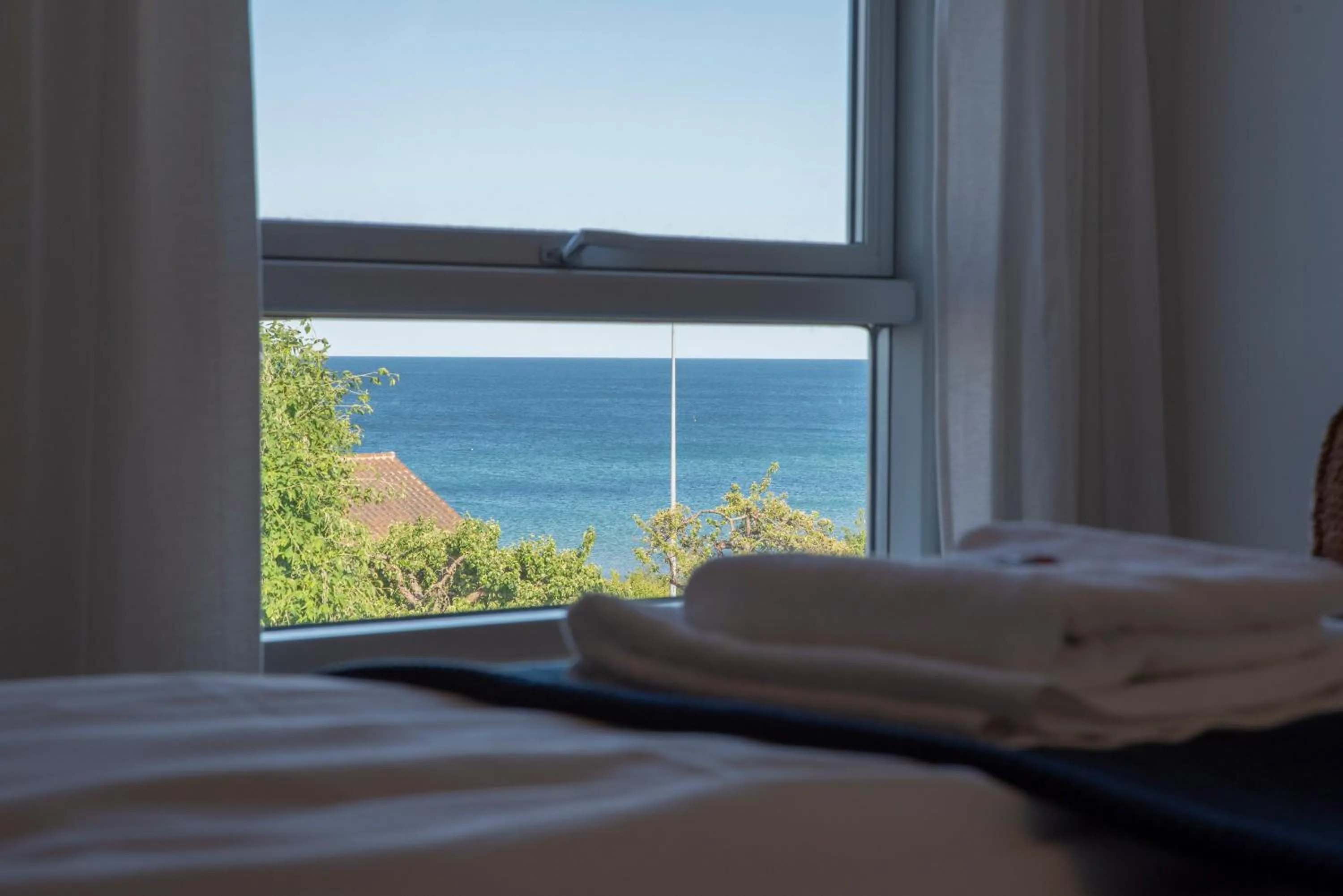 Bed in Sandkaas Badehotel