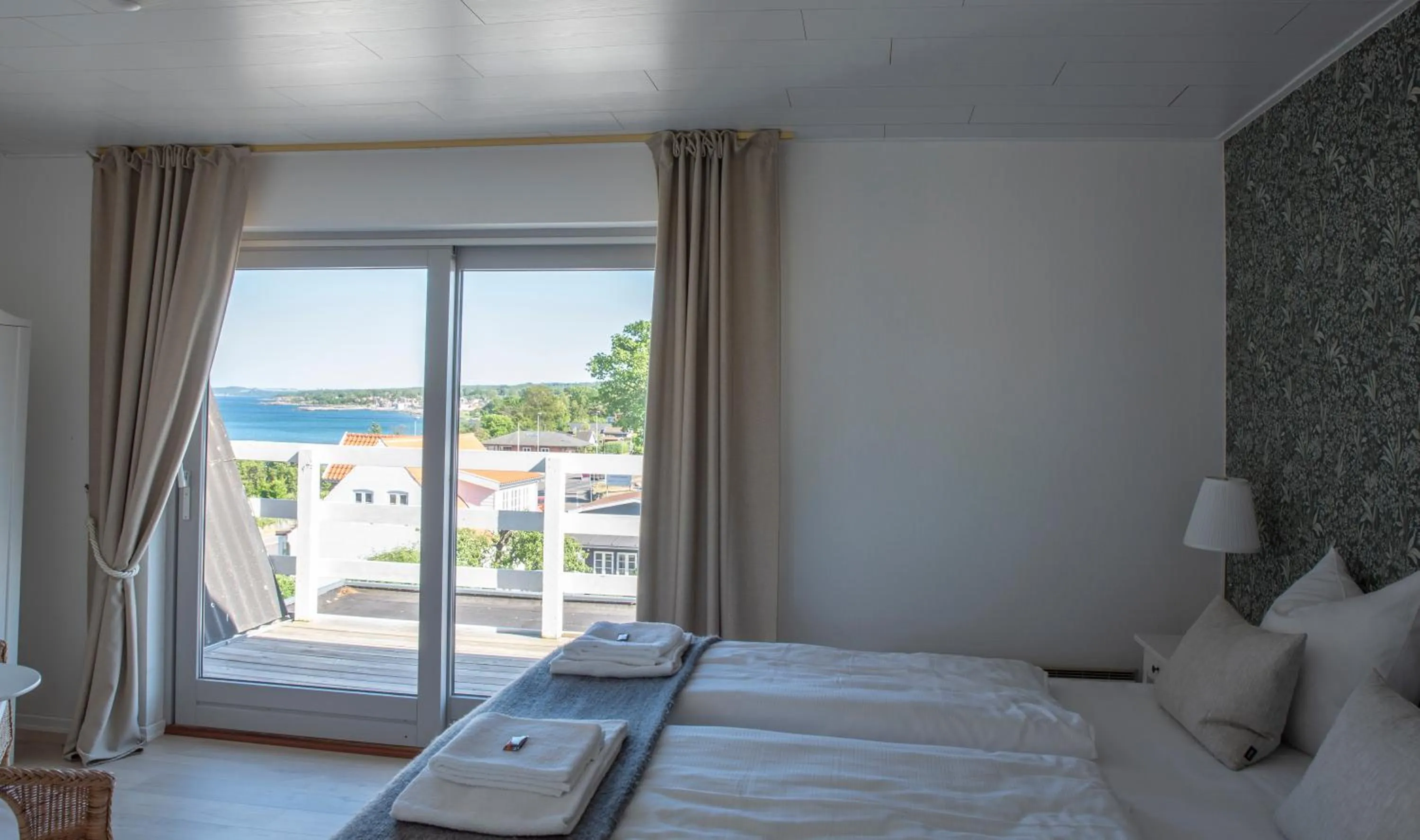 Bed in Sandkaas Badehotel