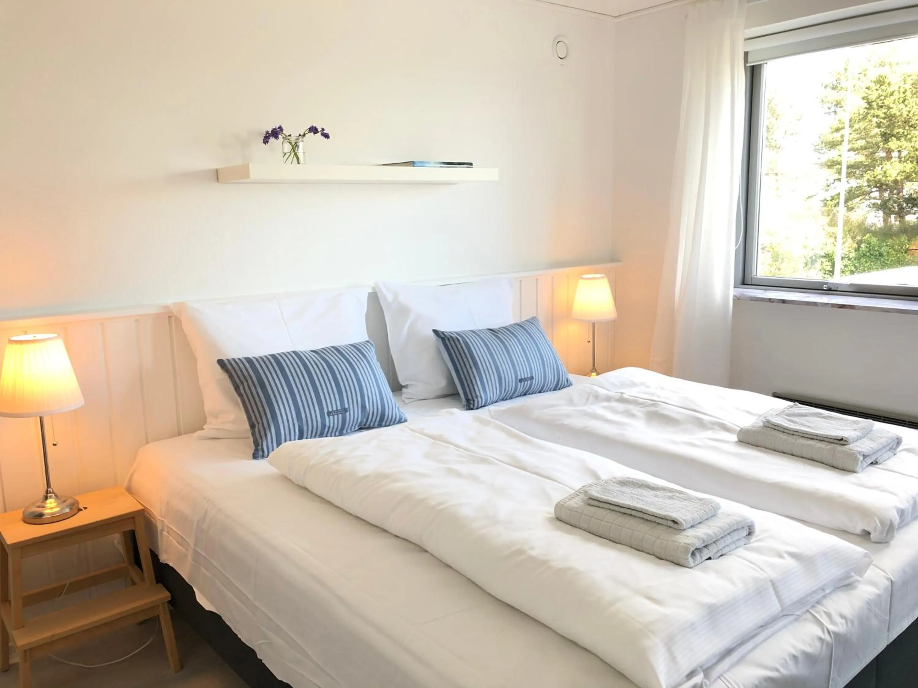 Bed in Sandkaas Badehotel