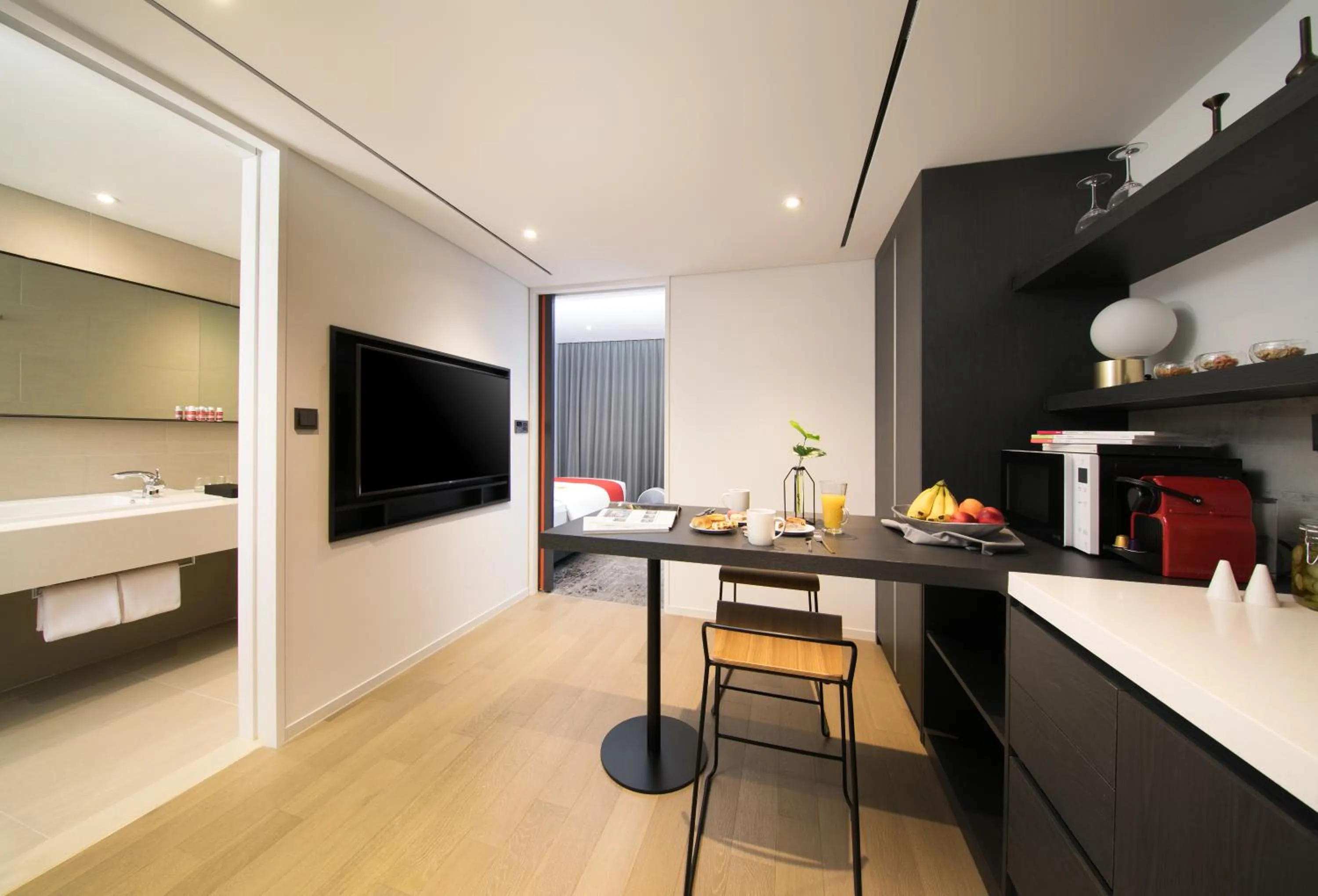 Living room, Bed in Aiden by Best Western Cheongdam