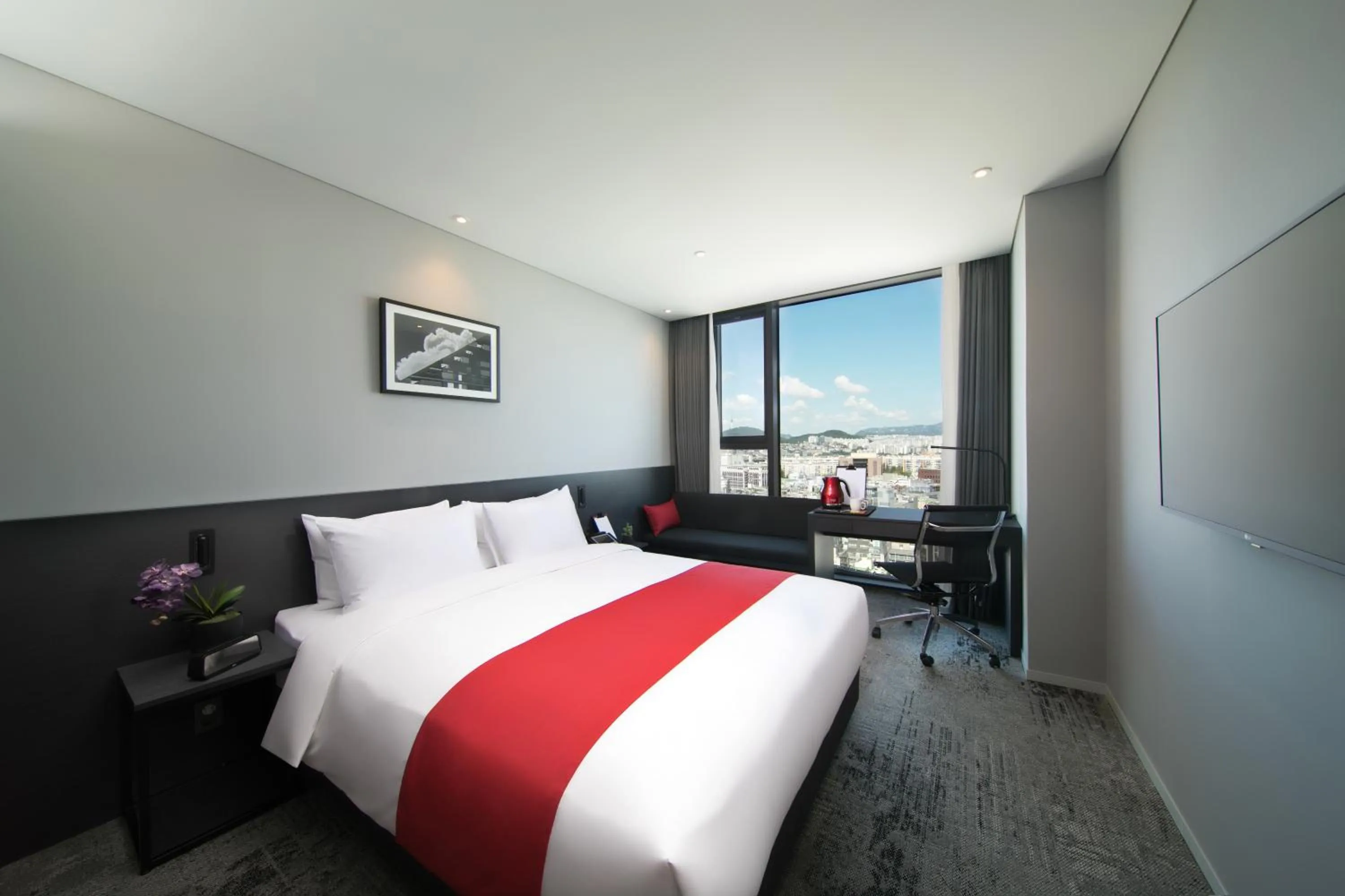 Bedroom, Bed in Aiden by Best Western Cheongdam