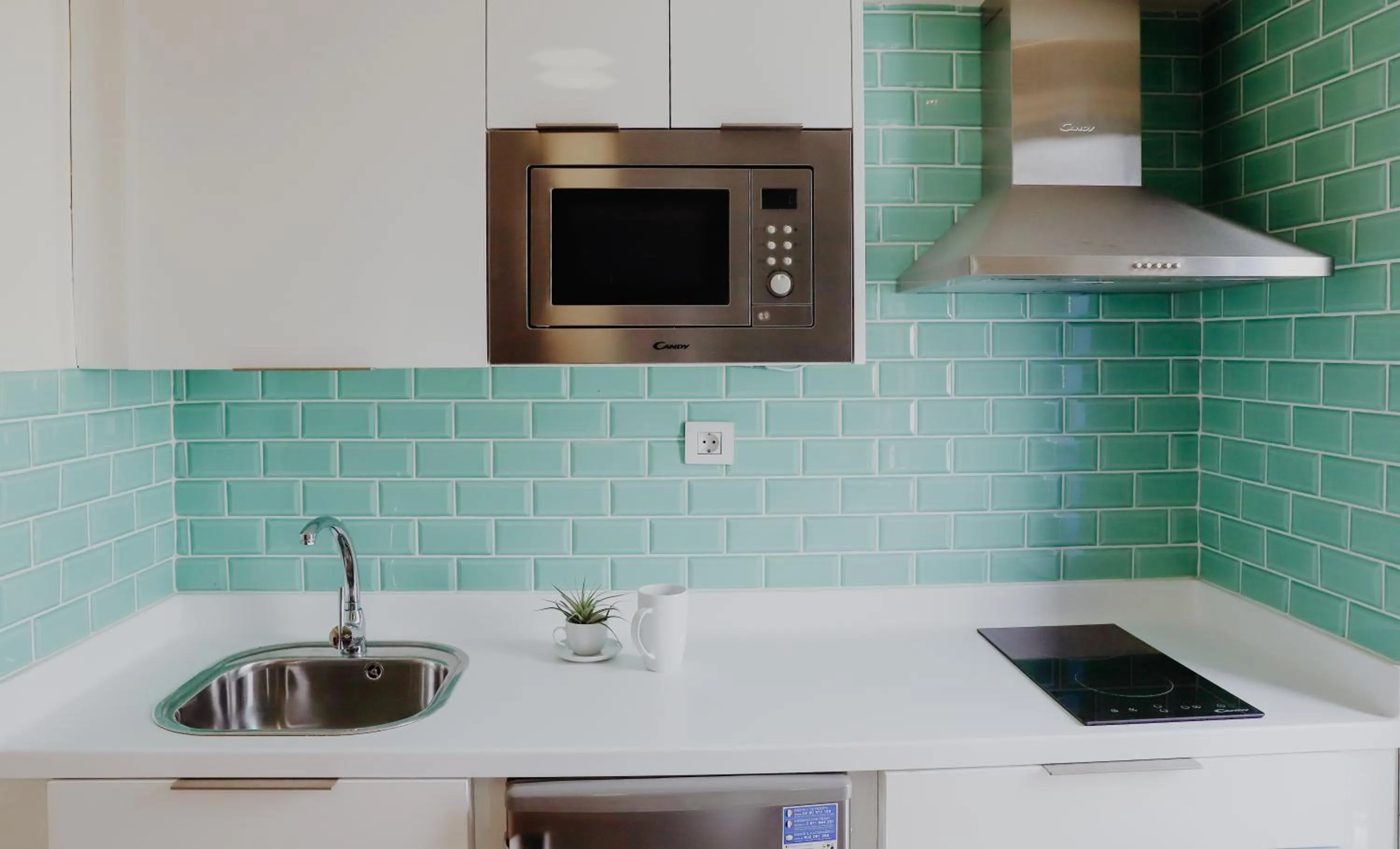 Kitchen or kitchenette in Hotel Castillete