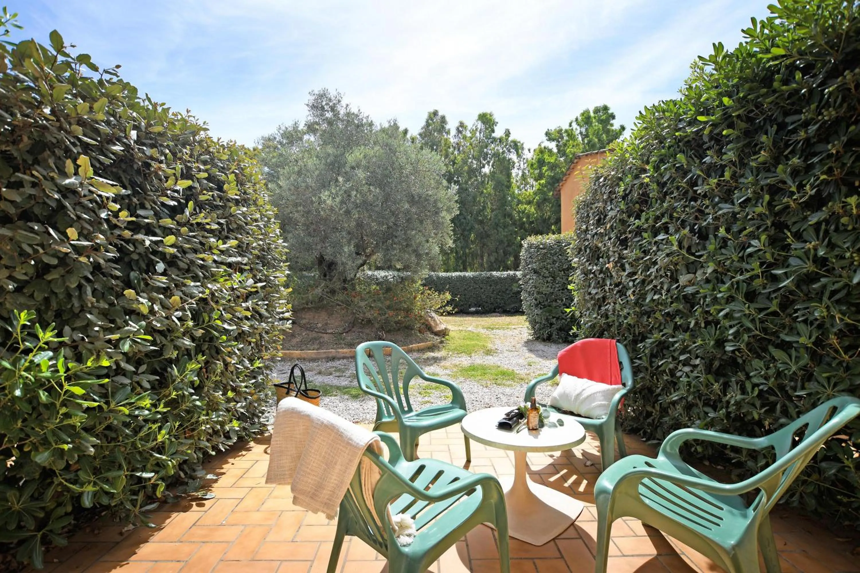 Patio in Résidence Les Castors