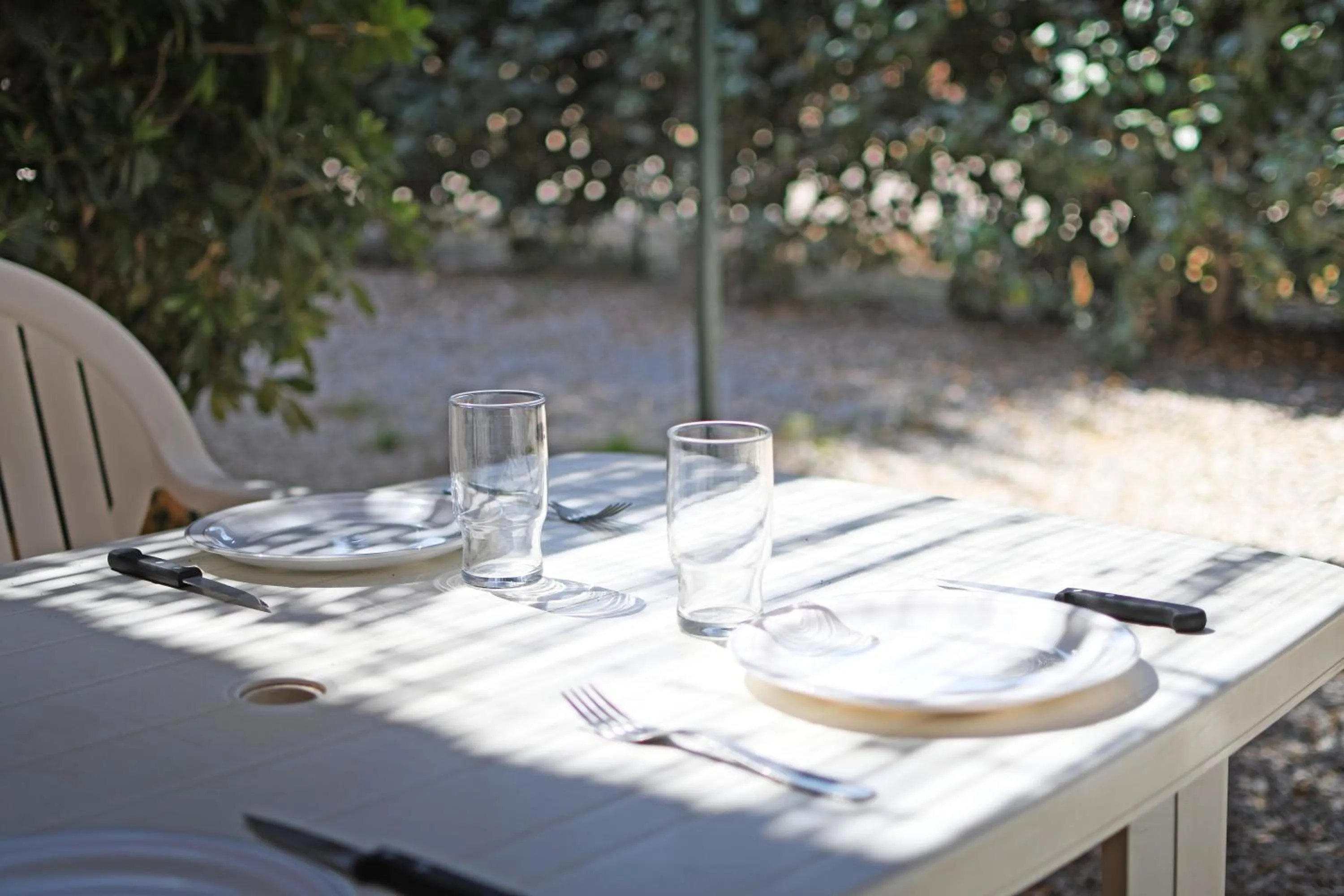 Patio in Résidence Les Castors