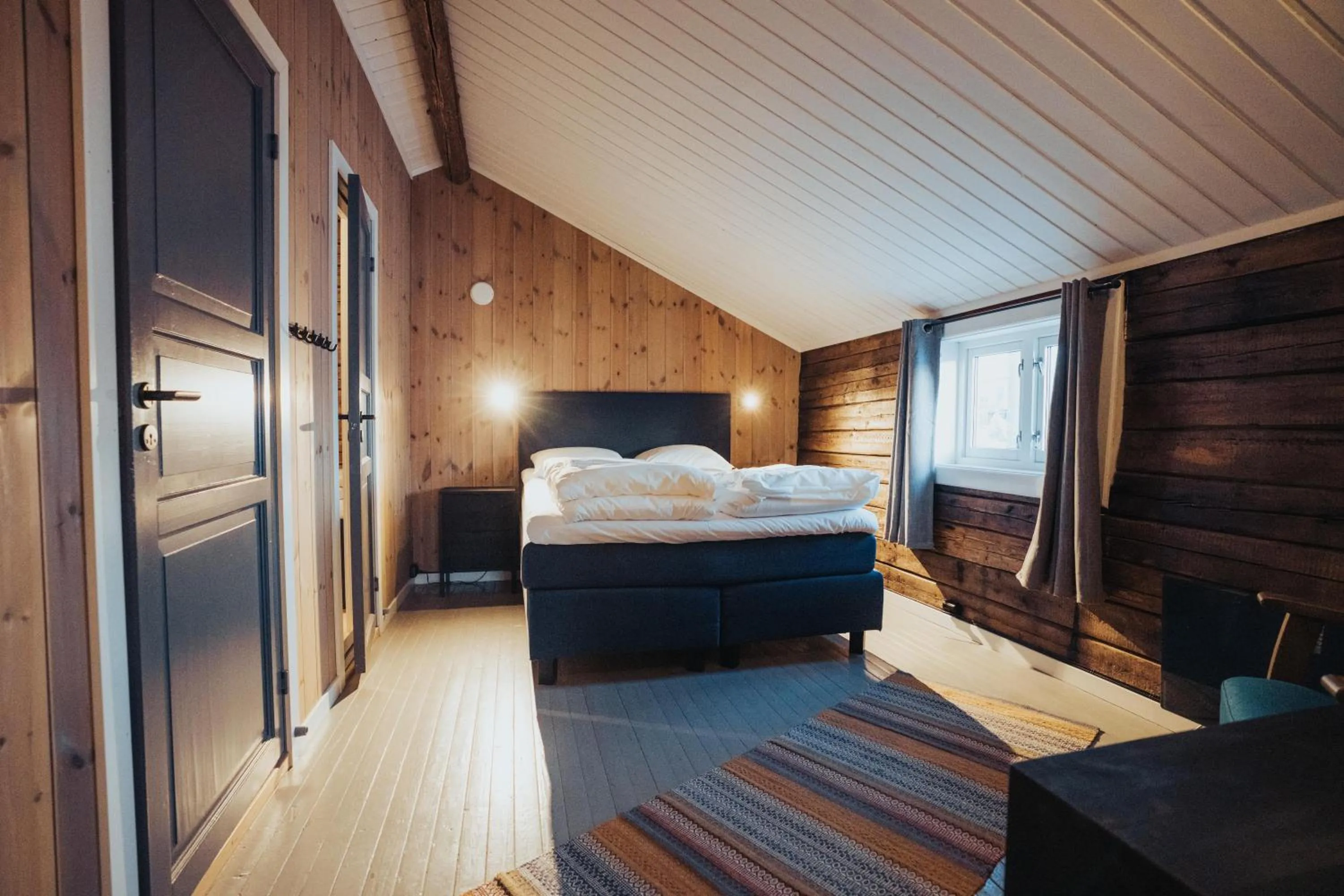 Bedroom, Bed in Svinøya Rorbuer