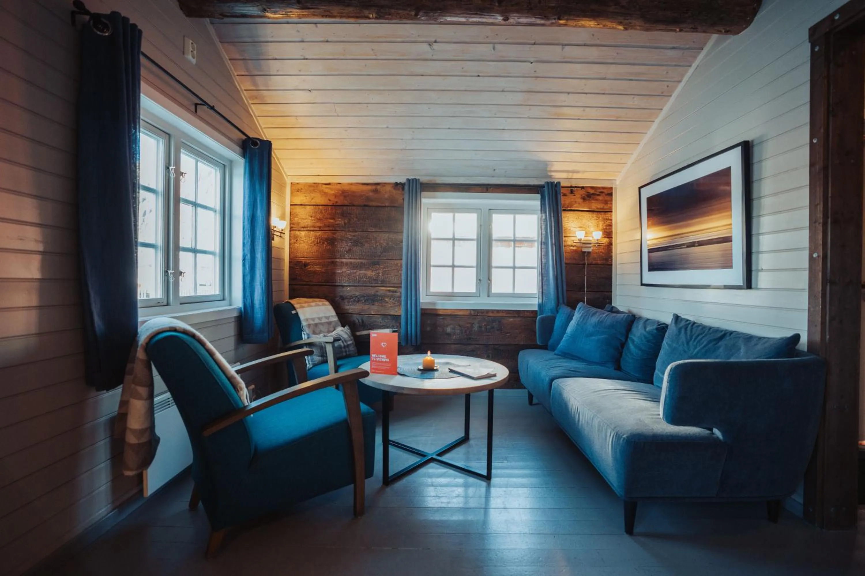 Living room in Svinøya Rorbuer