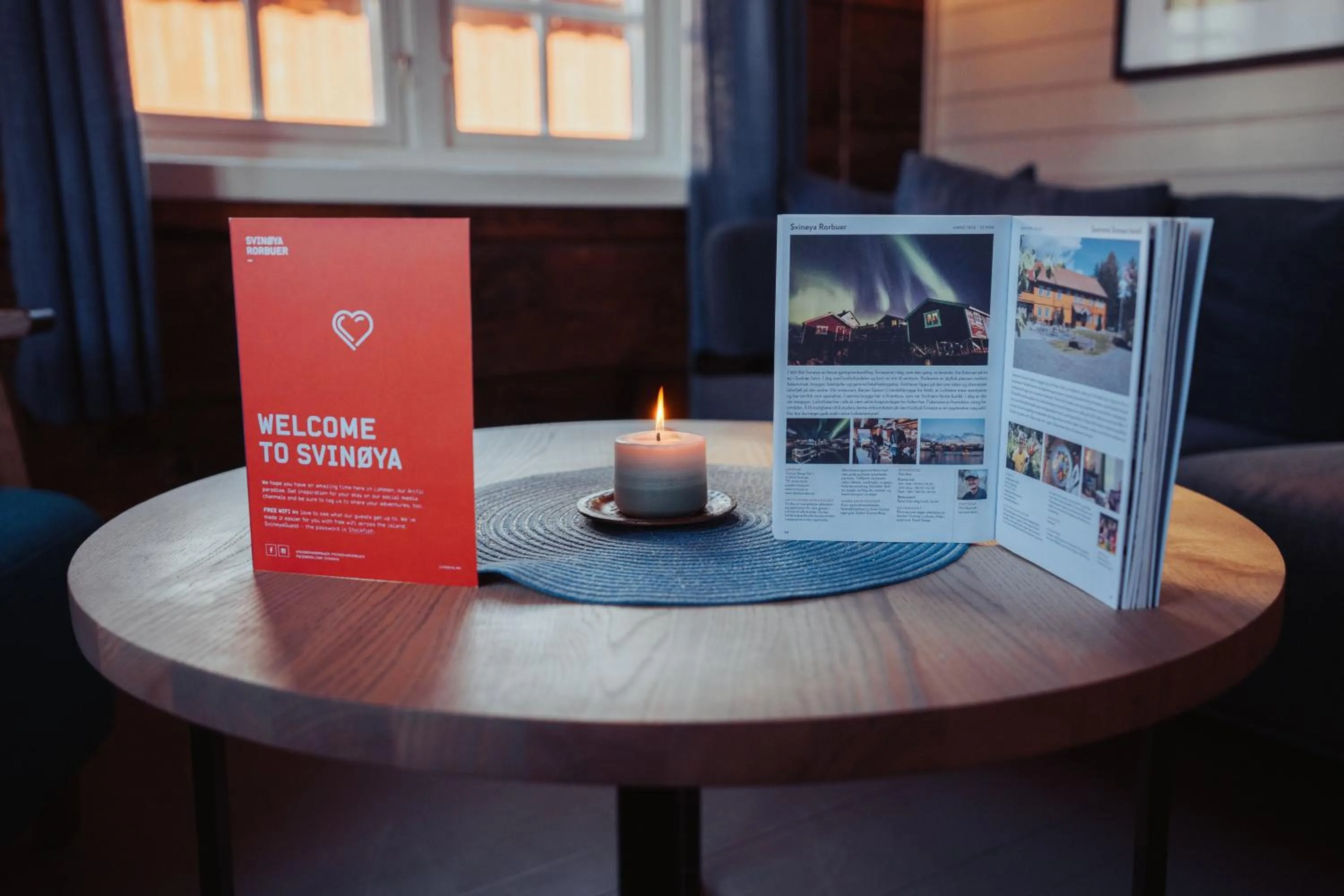 Living room in Svinøya Rorbuer
