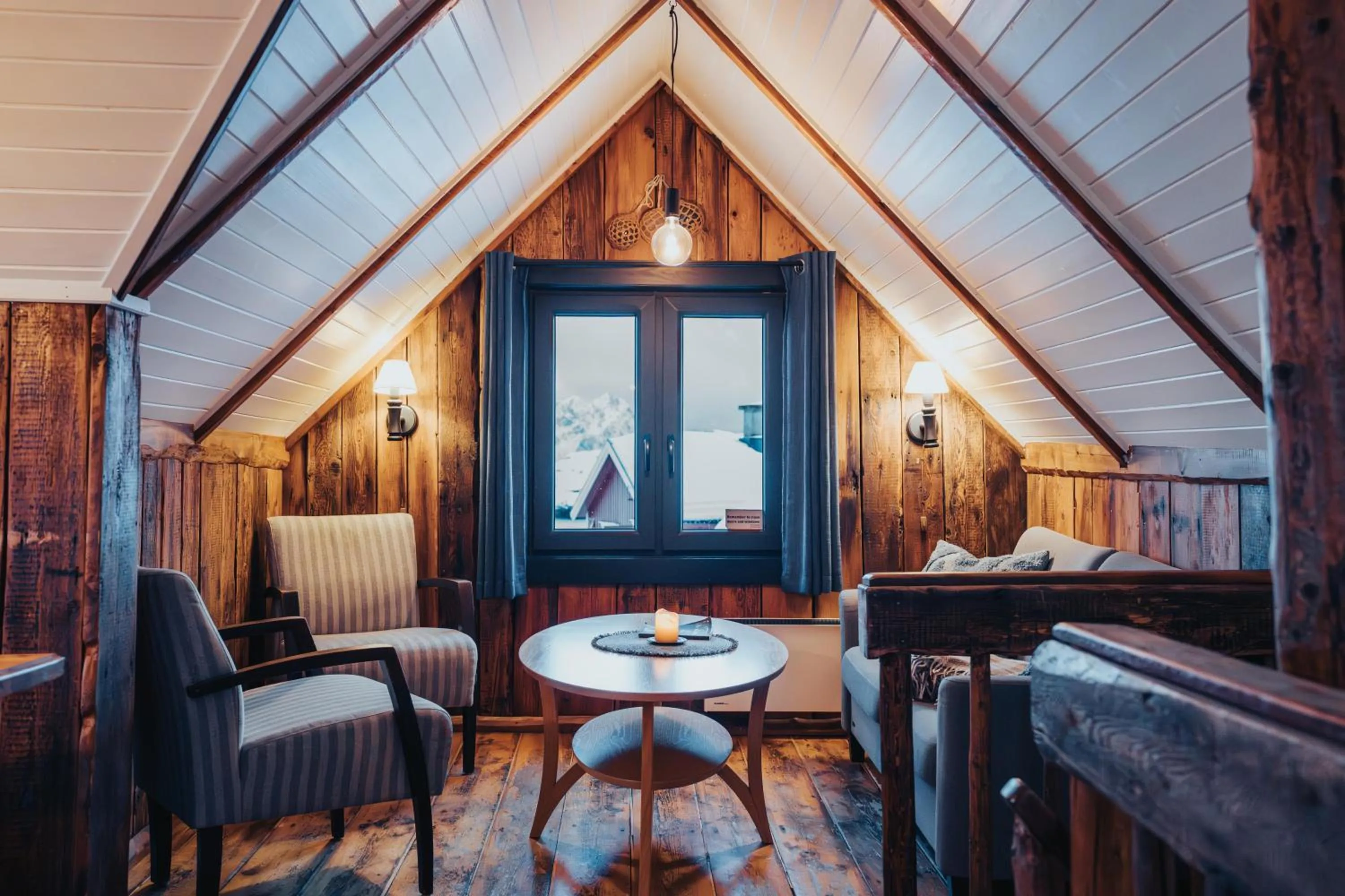 Living room in Svinøya Rorbuer
