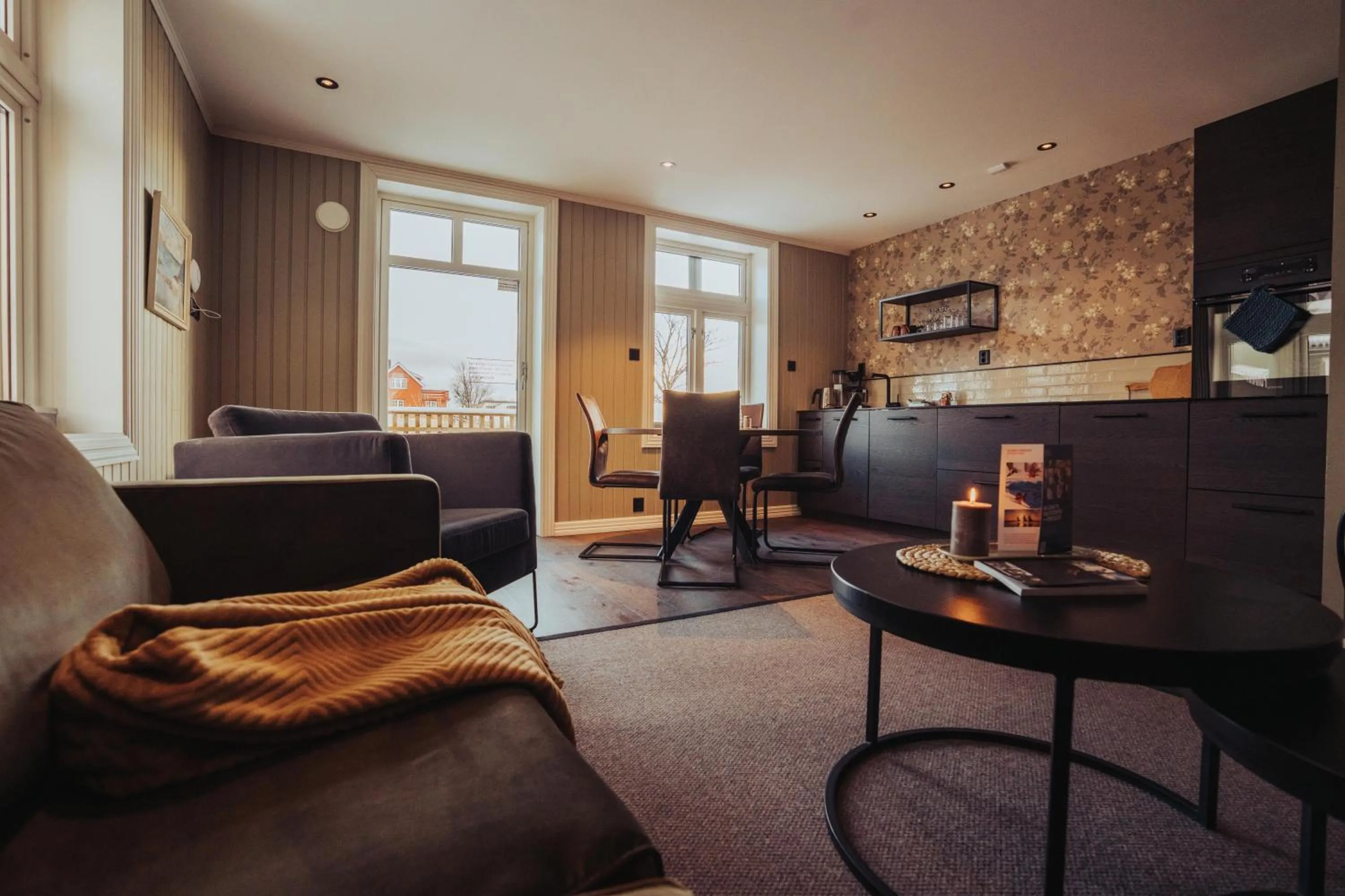 Living room in Svinøya Rorbuer