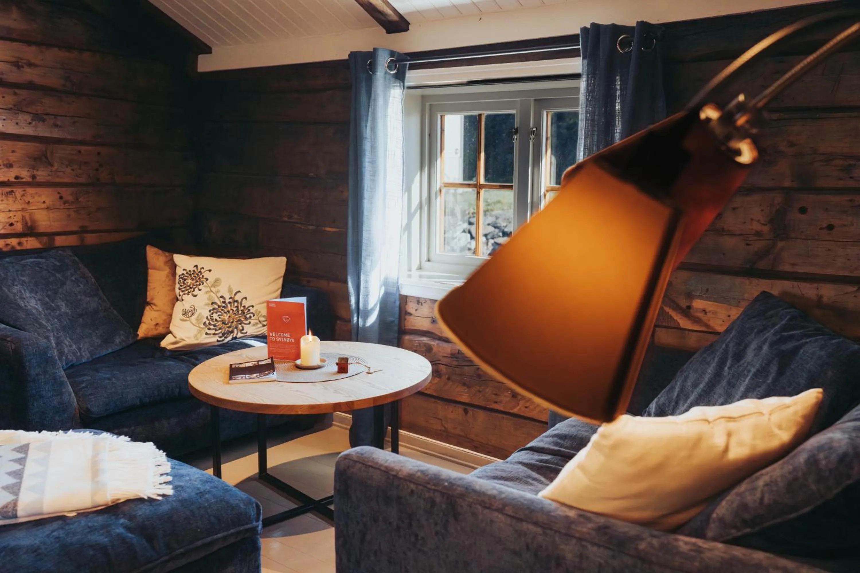 Living room in Svinøya Rorbuer