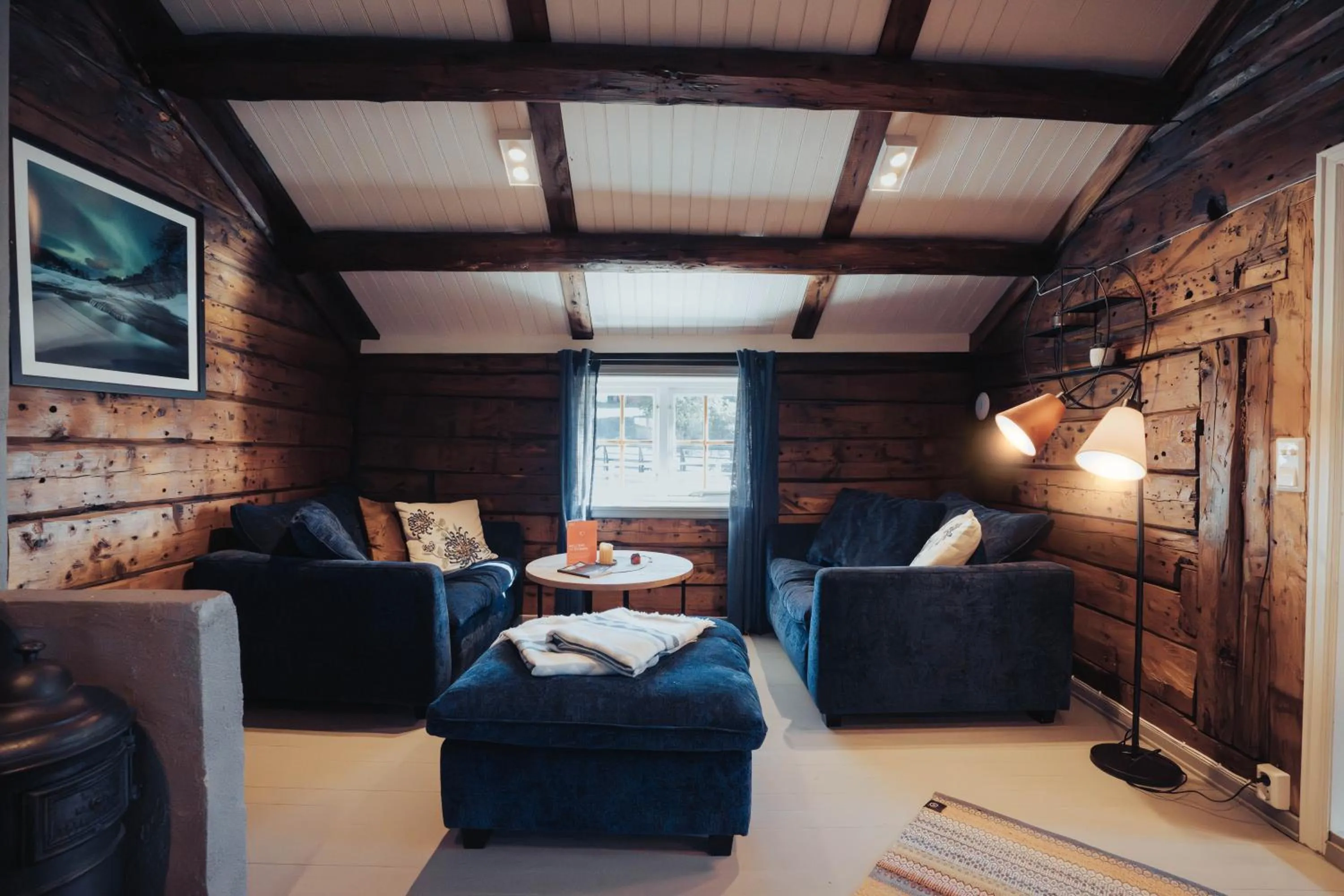 Living room in Svinøya Rorbuer