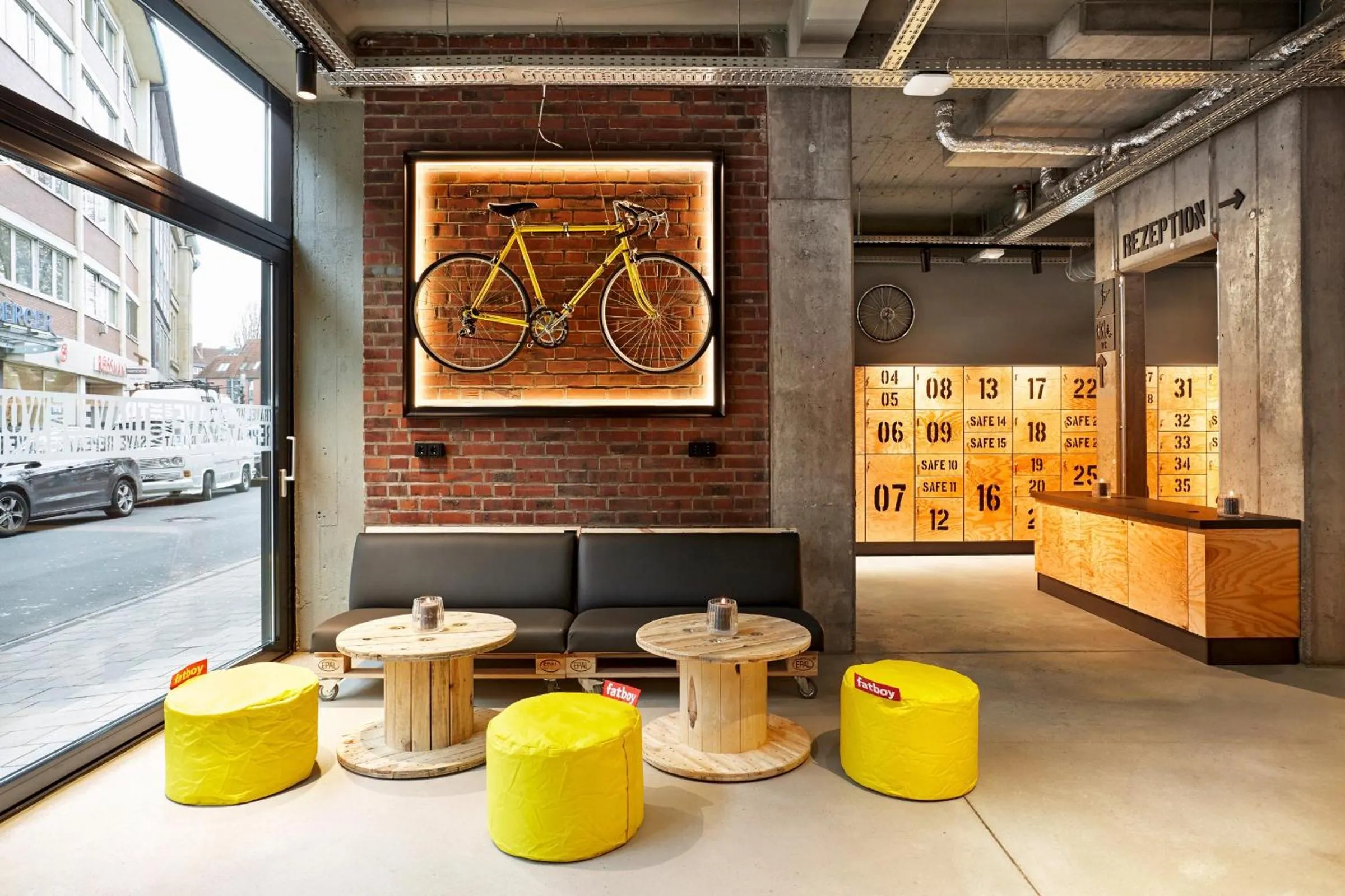 Lobby or reception in H.ostel Münster