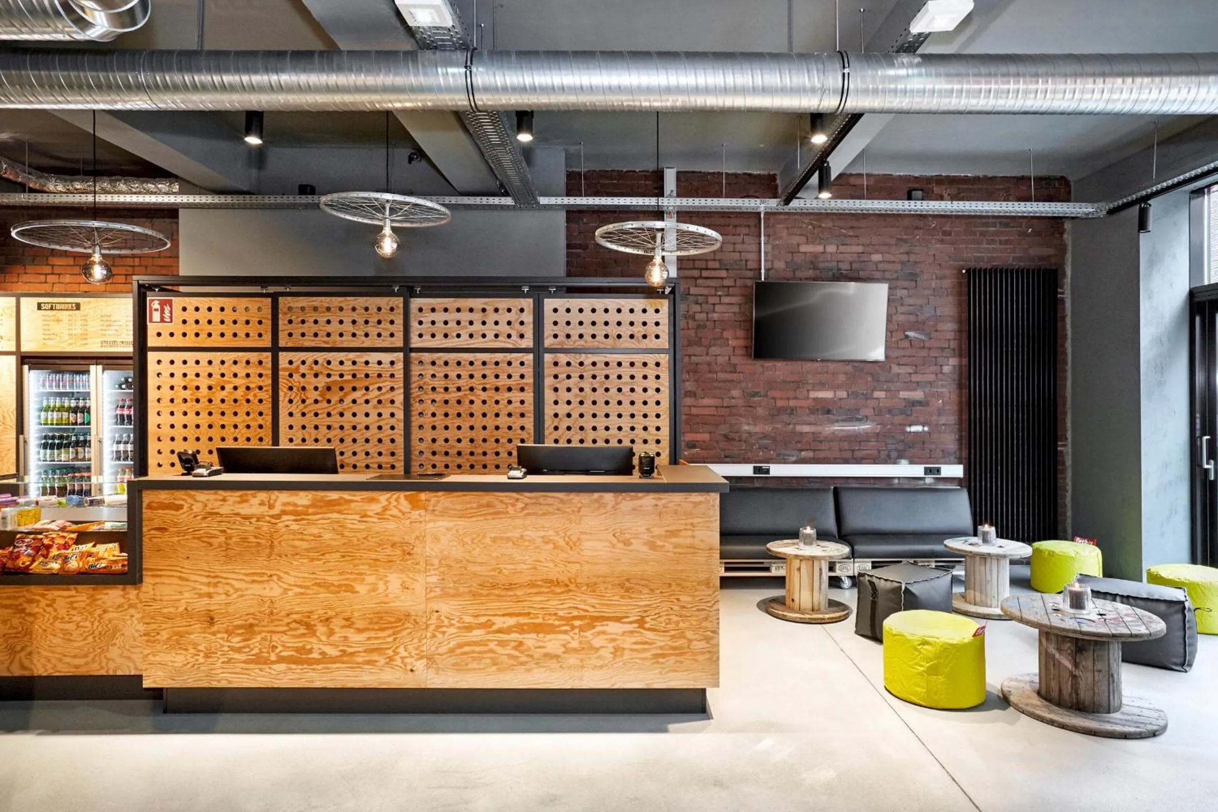 Lobby or reception in H.ostel Münster