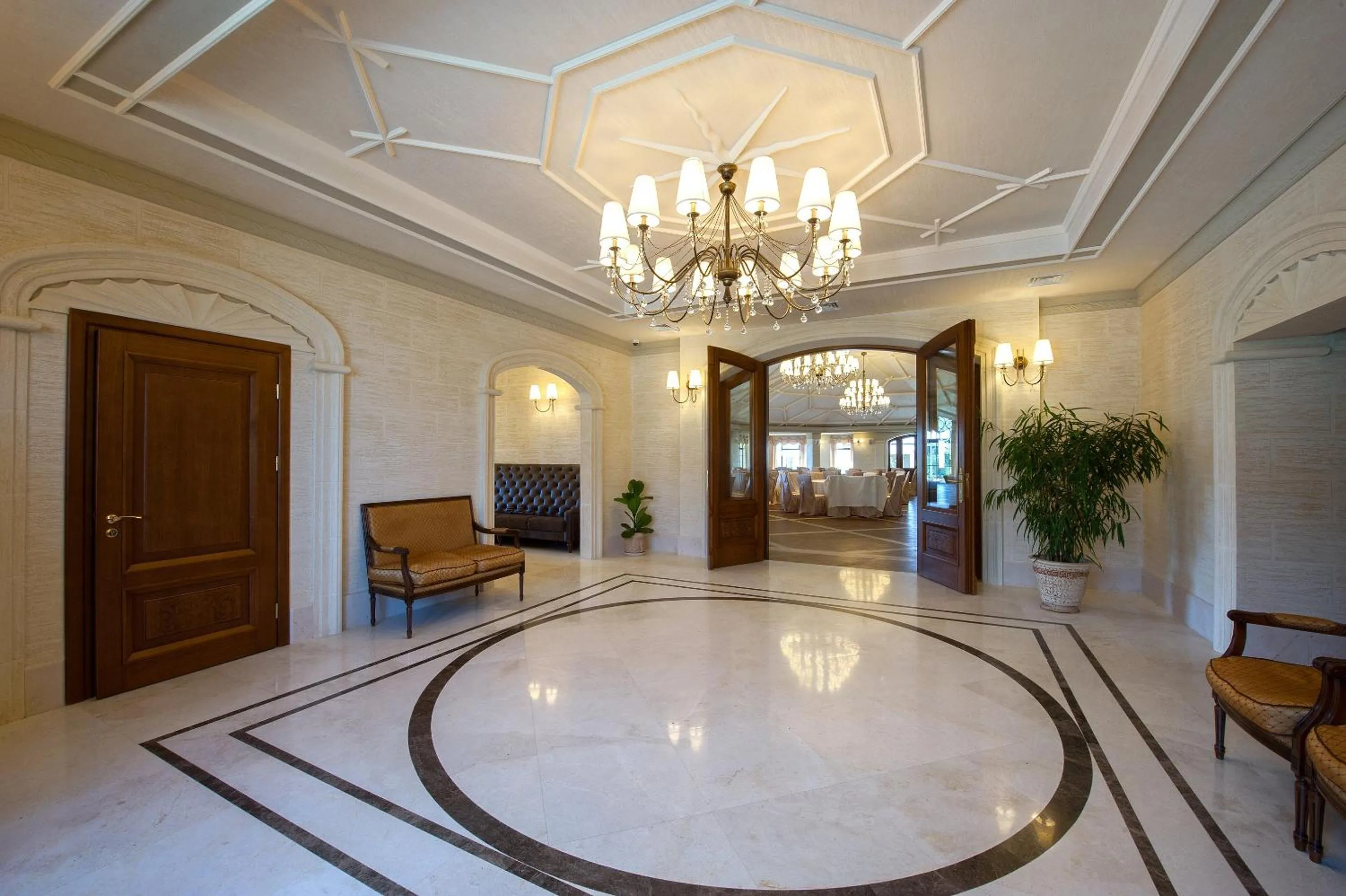 Lobby or reception in Panska Gora