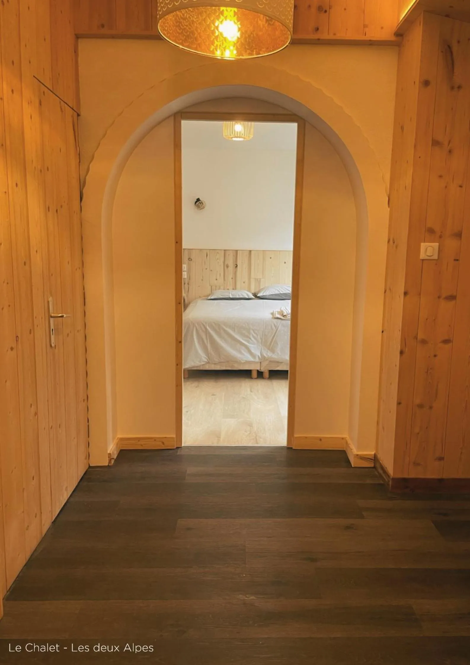 Bedroom, Bed in Le Chalet