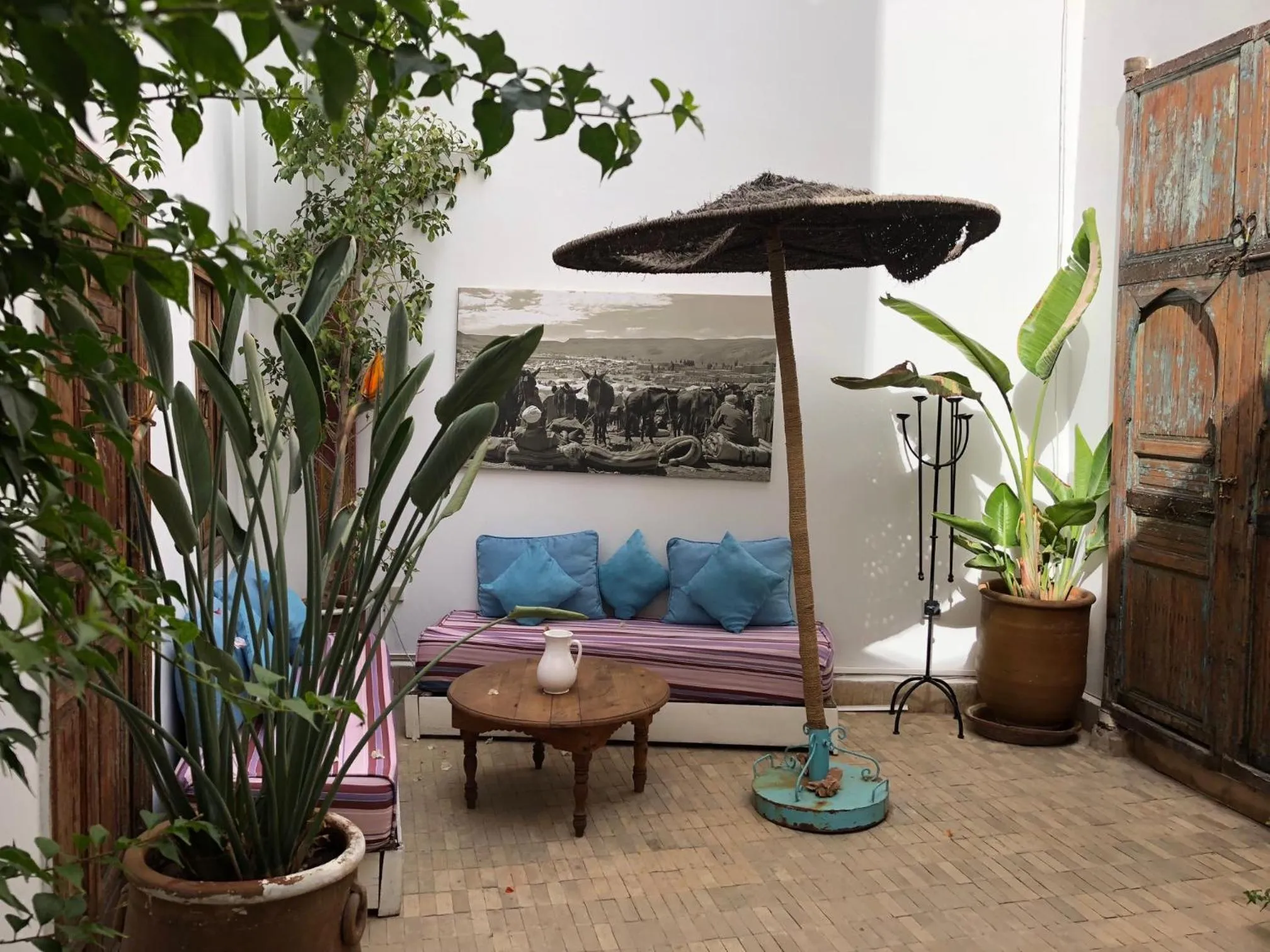 Patio in Riad Le Coq Berbère