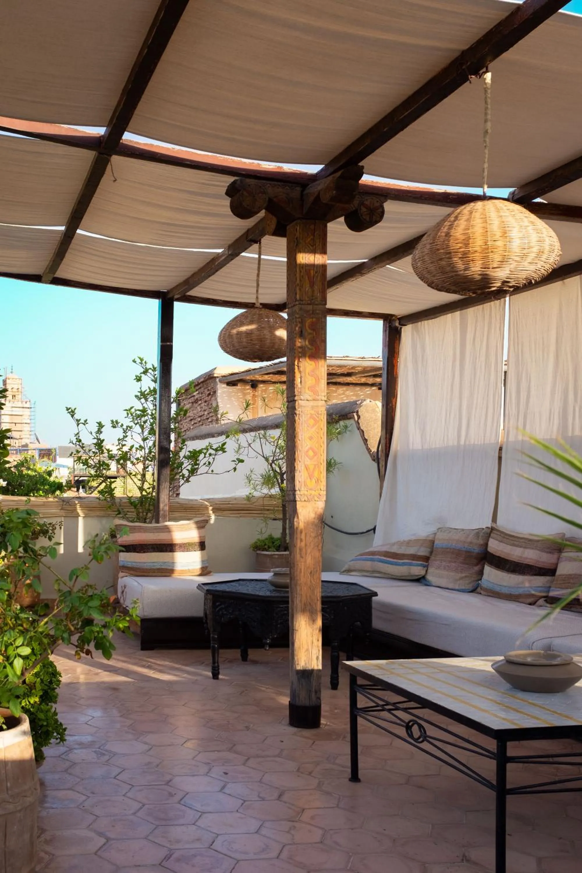 Balcony/Terrace in Riad Le Coq Berbère
