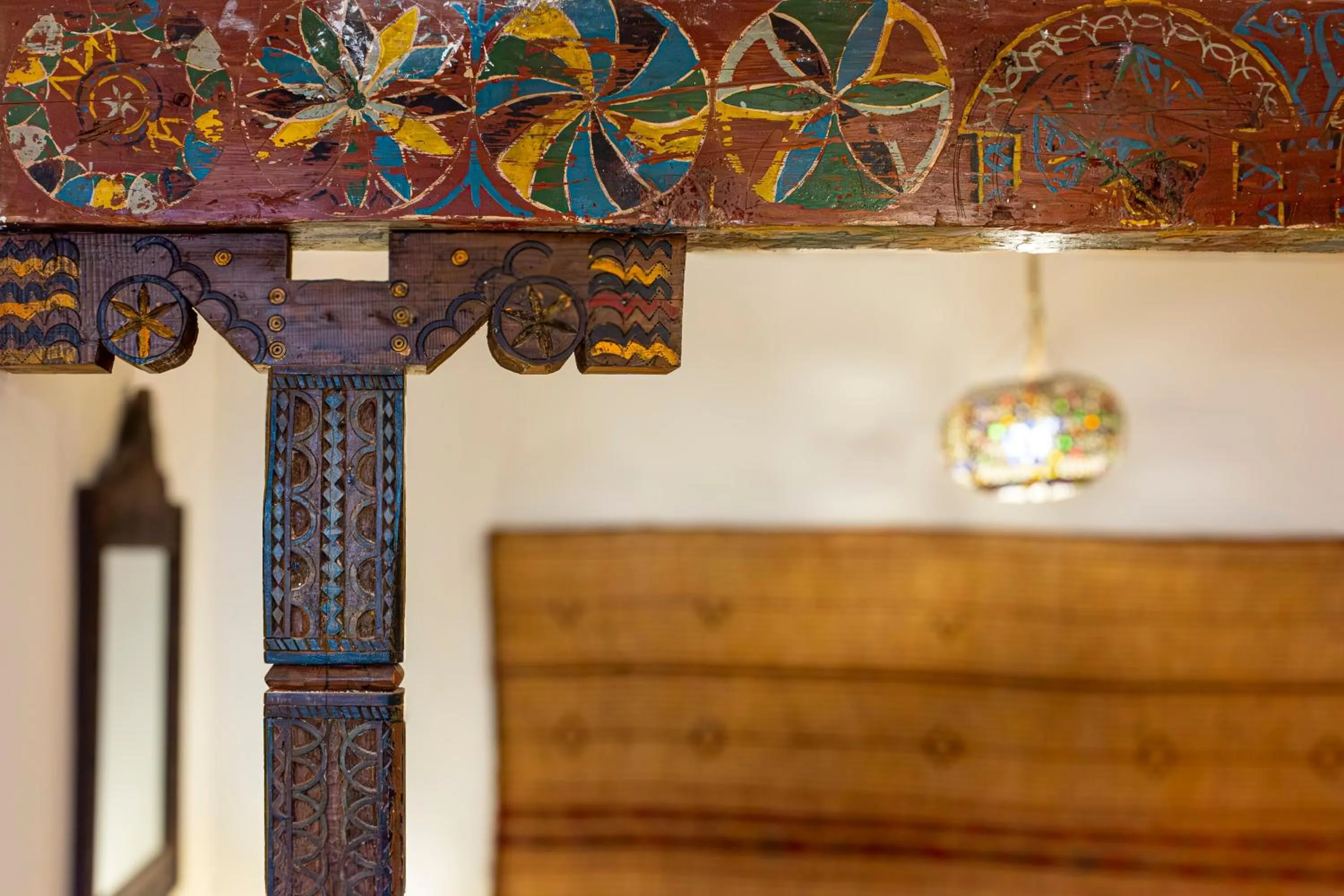 Decorative detail in Riad Le Coq Berbère