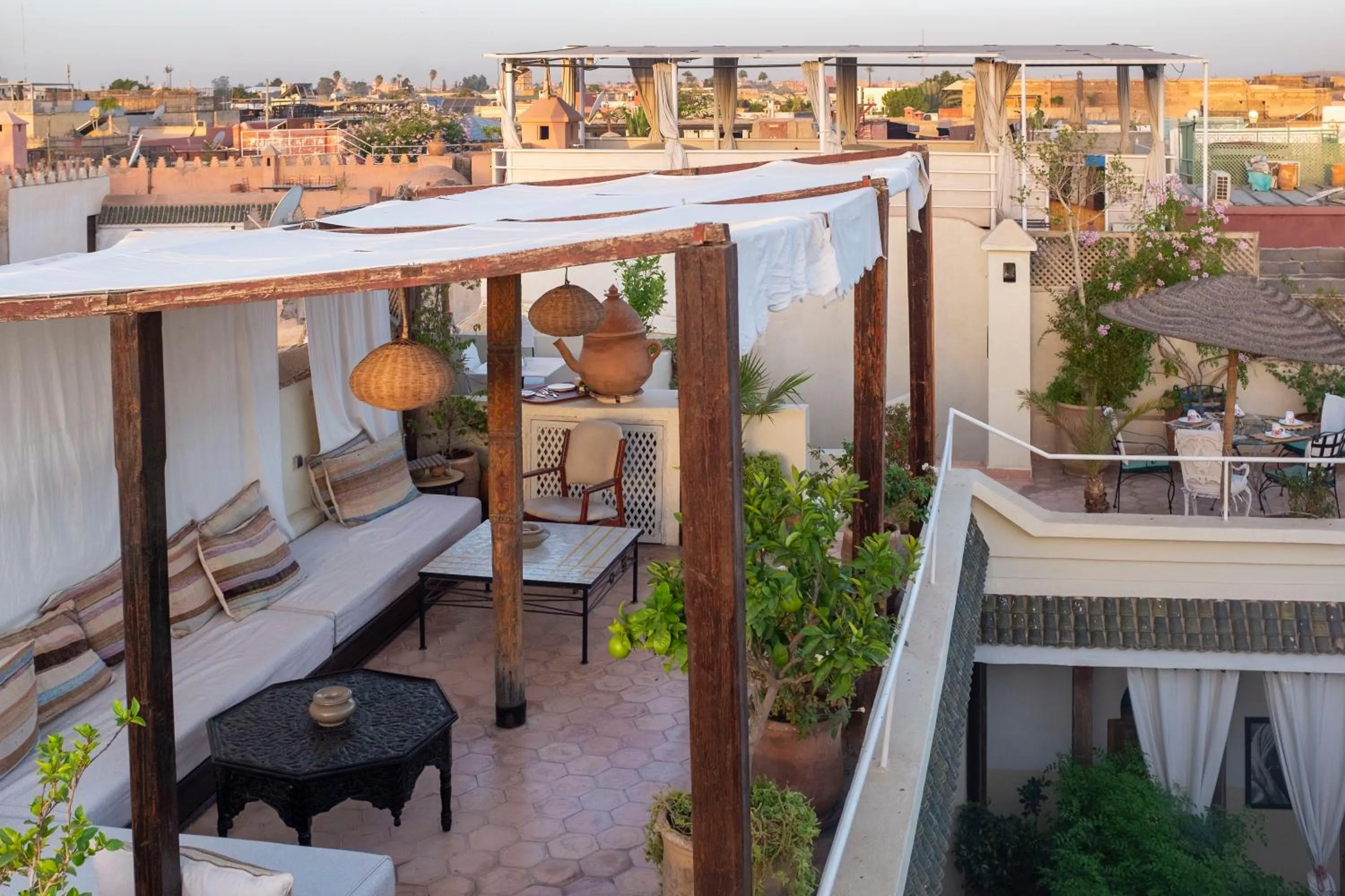 Balcony/Terrace in Riad Le Coq Berbère