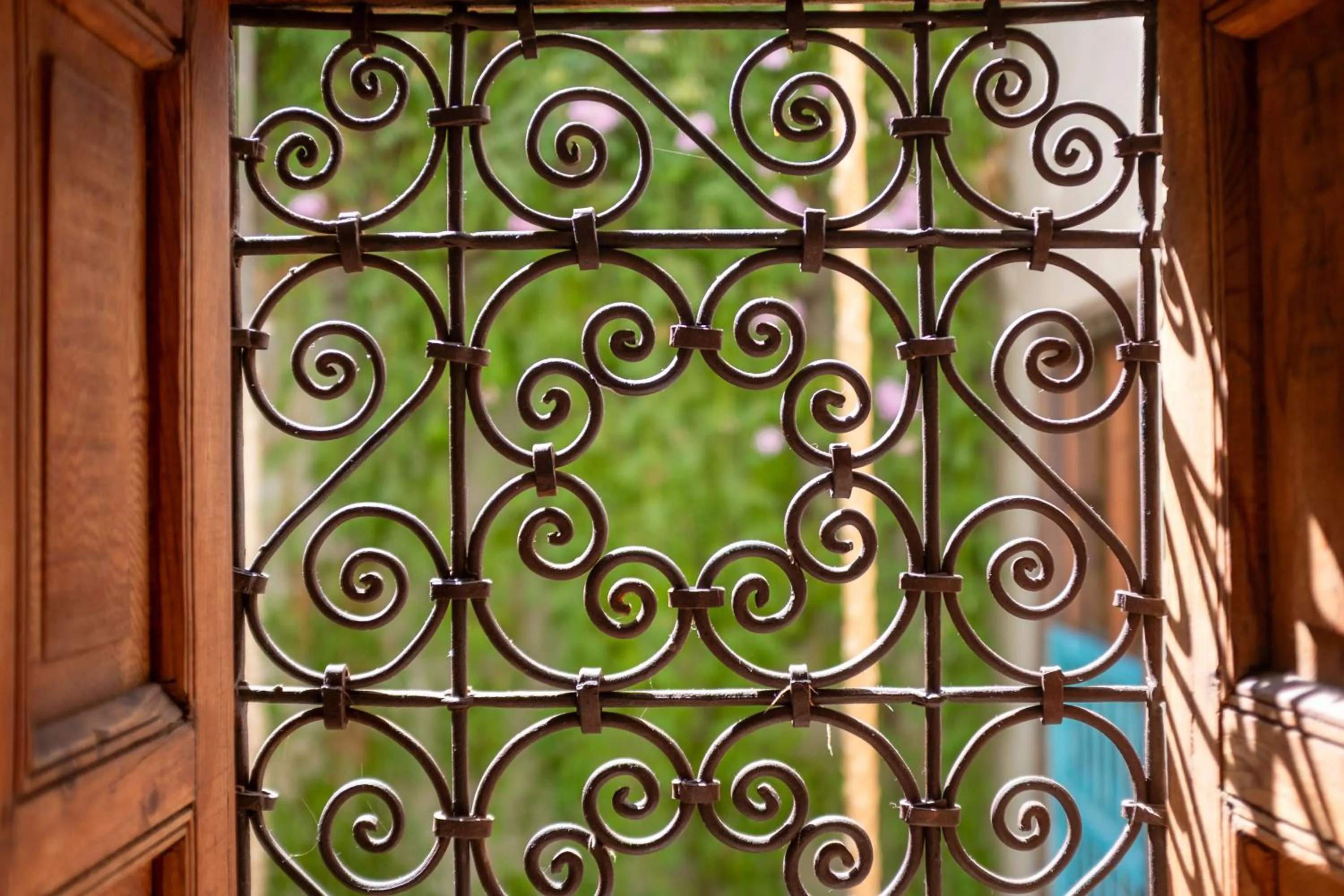 Decorative detail in Riad Le Coq Berbère