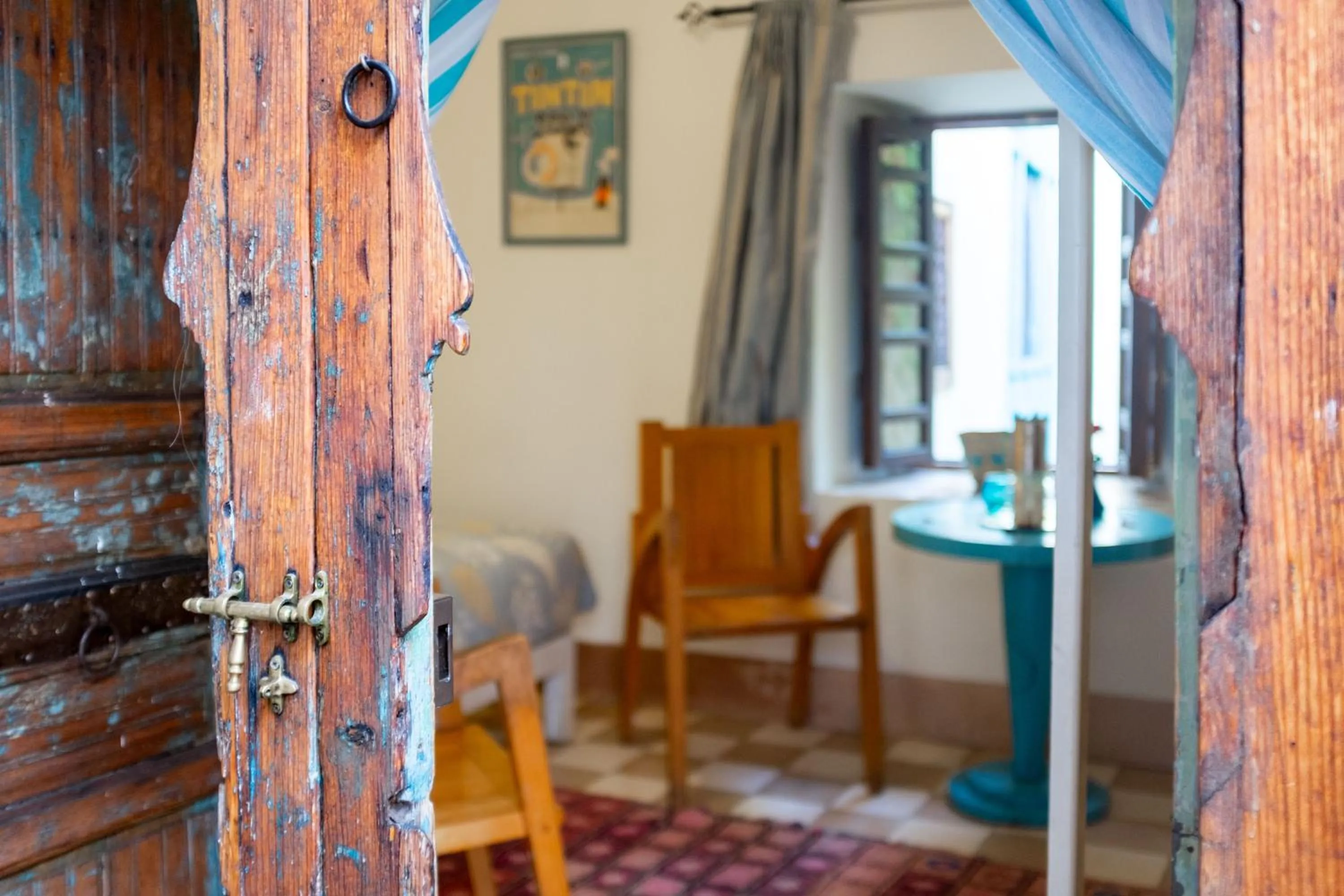 Decorative detail in Riad Le Coq Berbère