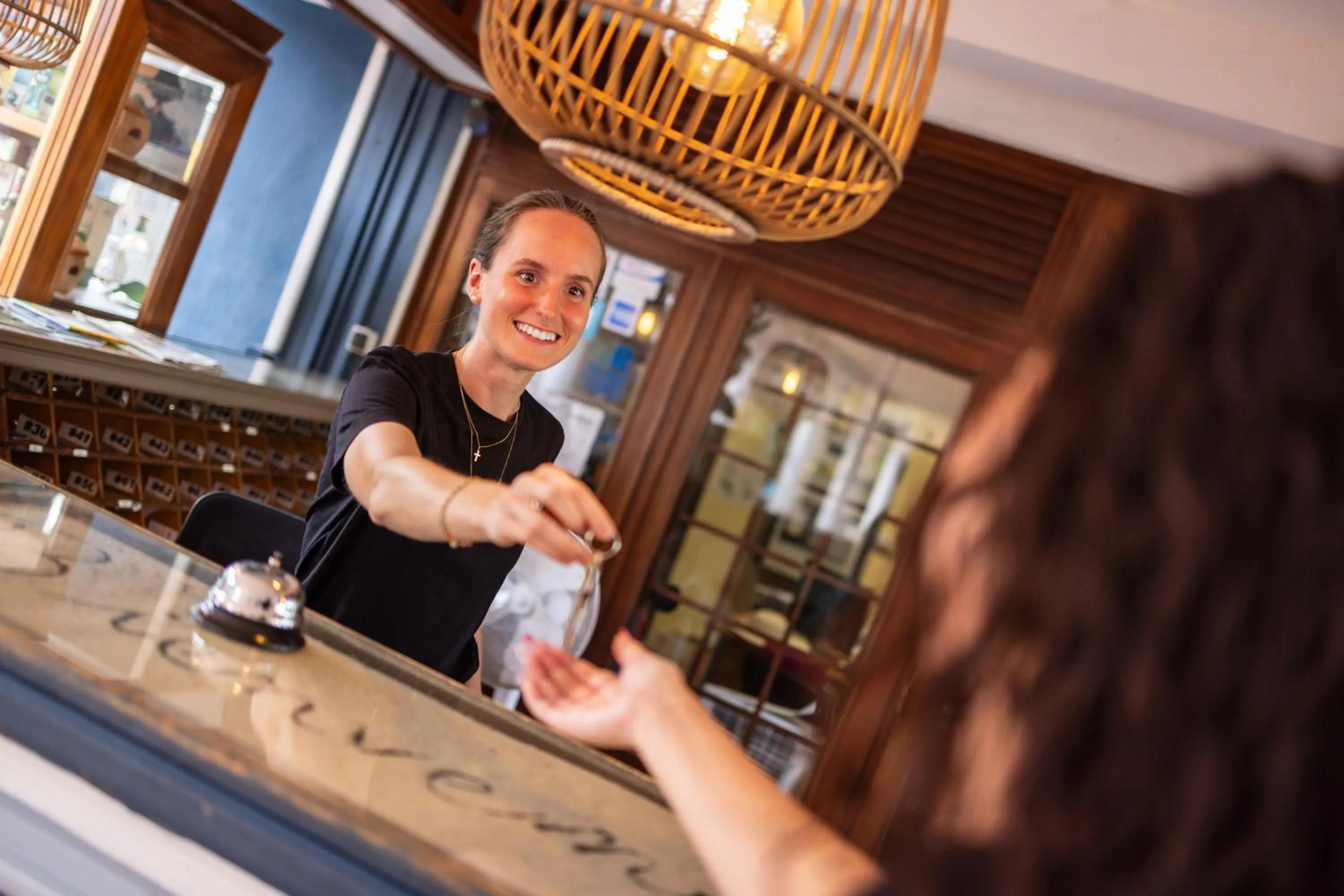 Lobby or reception in Hôtel Les Créoles