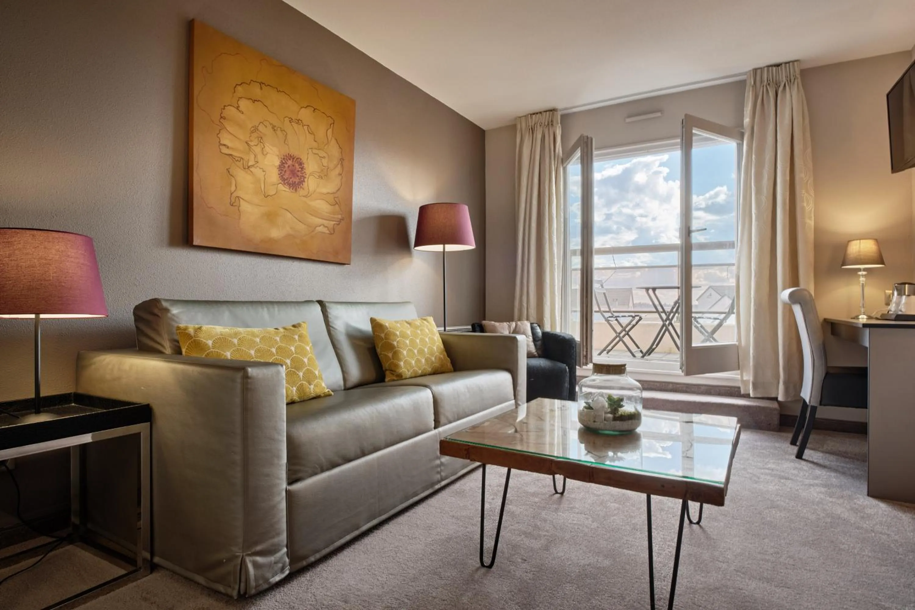 Living room in Hotel Restaurant Crystal