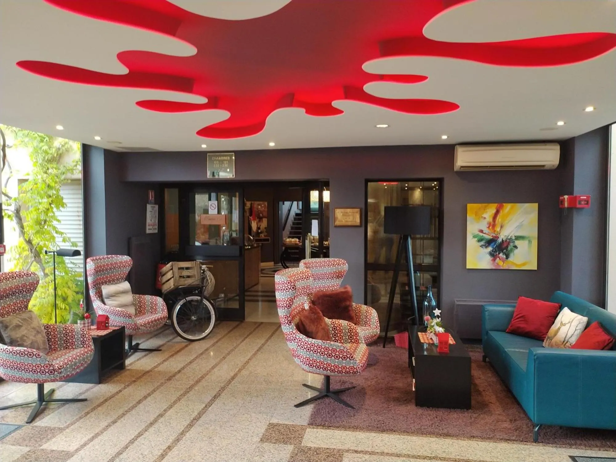 Lobby or reception in Hotel Restaurant Crystal