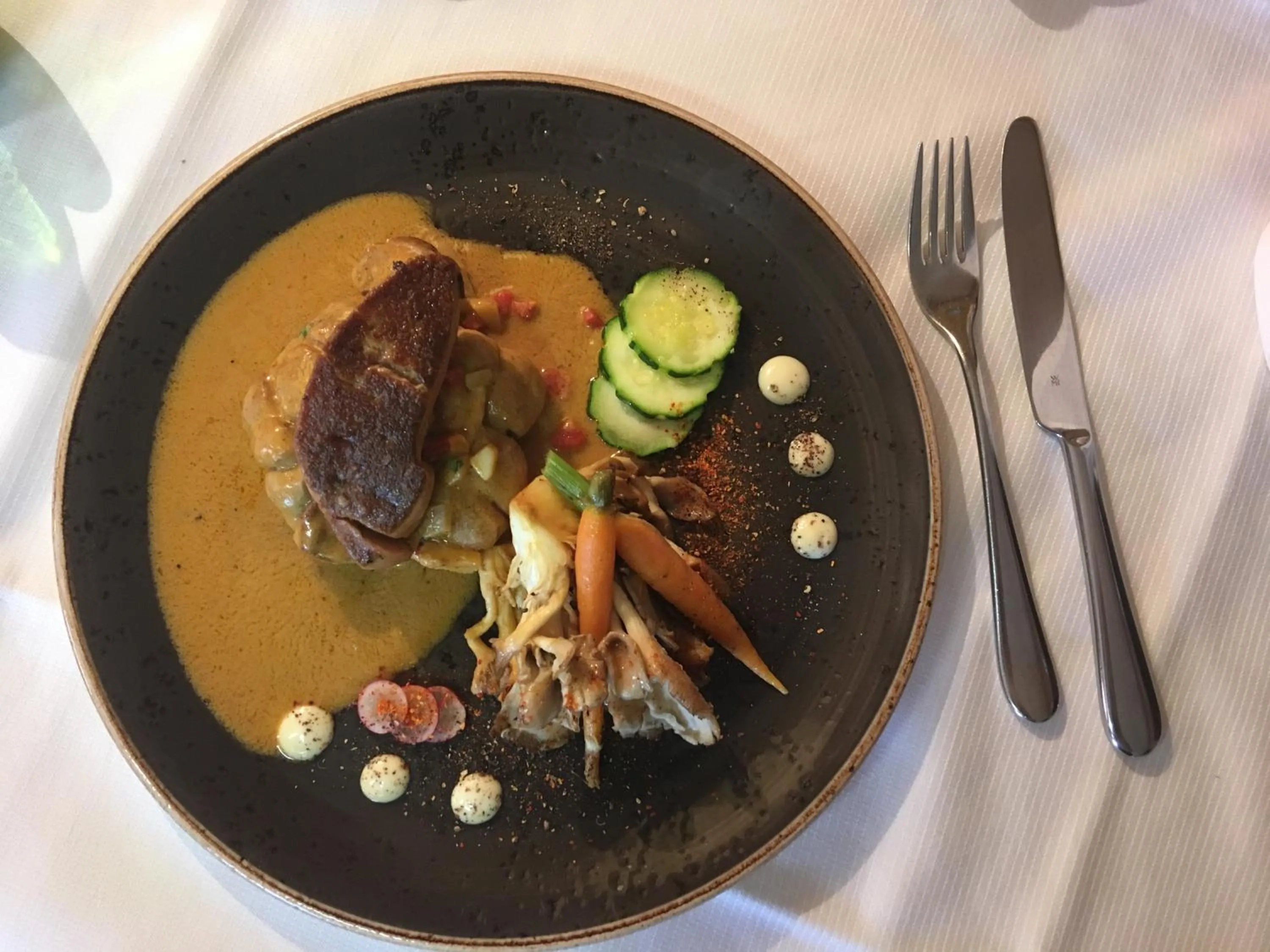 Lunch in Hotel Restaurant Crystal