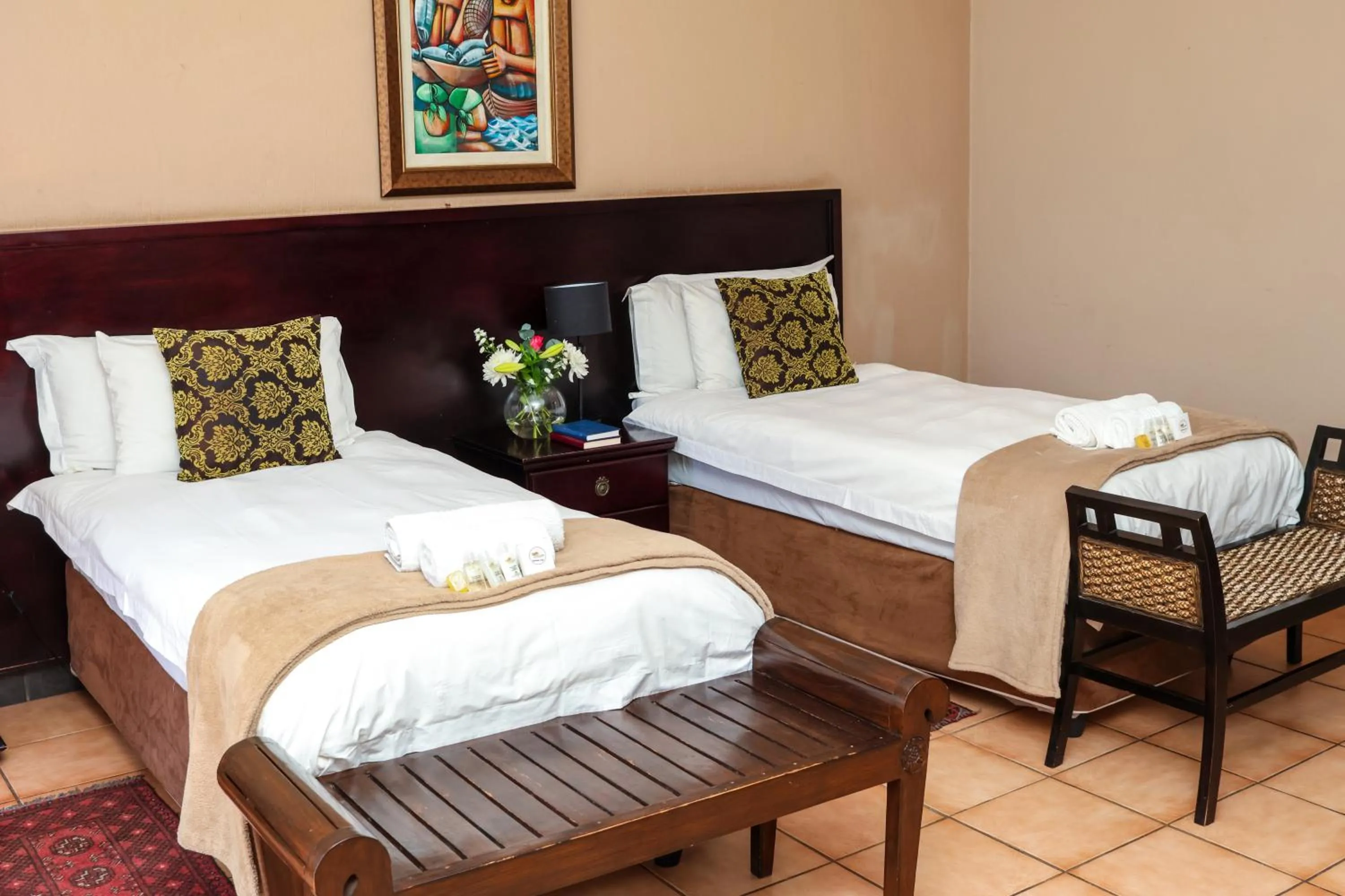Bed in Thaba Legae Guest Lodge