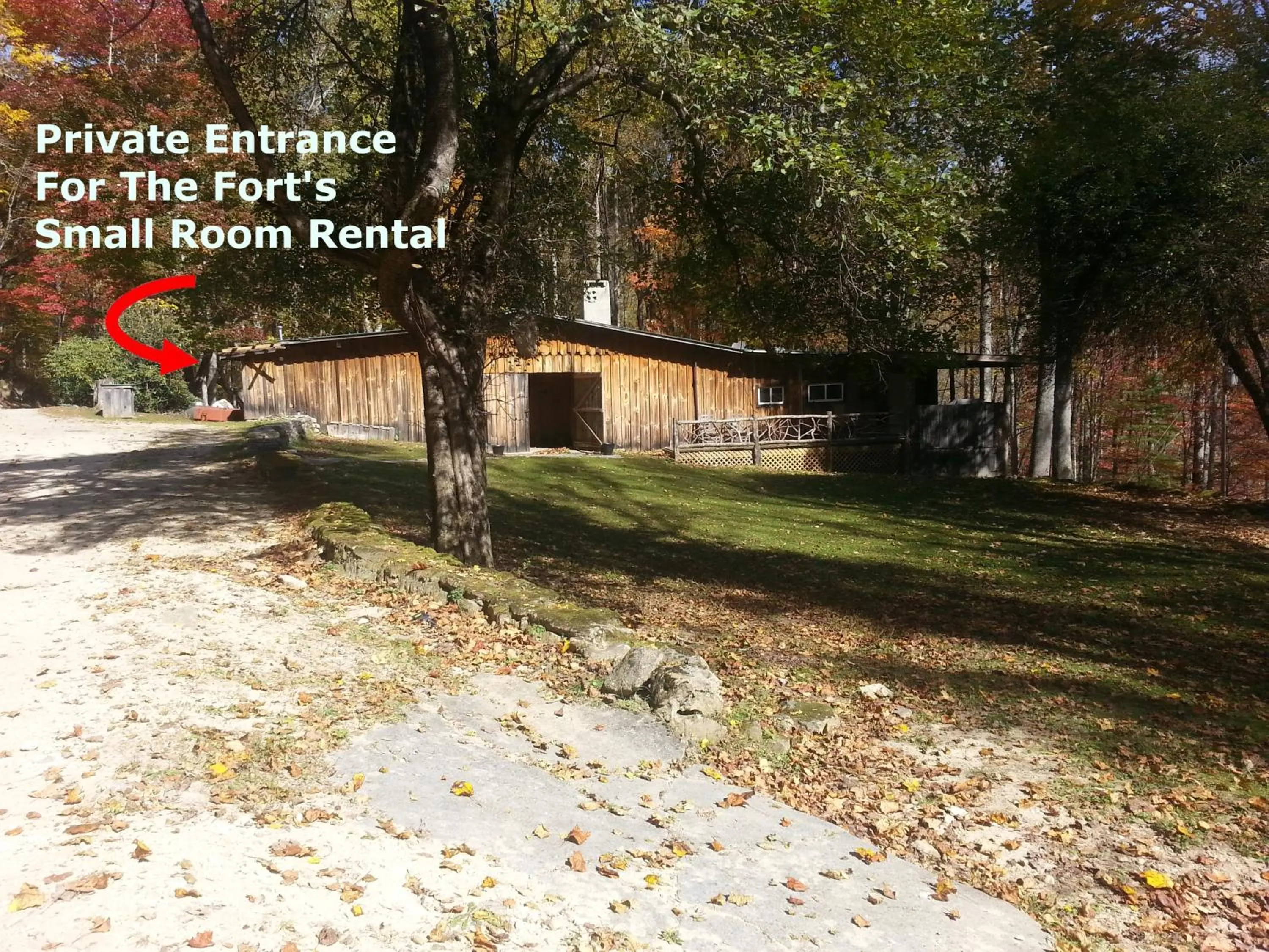 Facade/entrance in Arrowmont Stables & Cabins