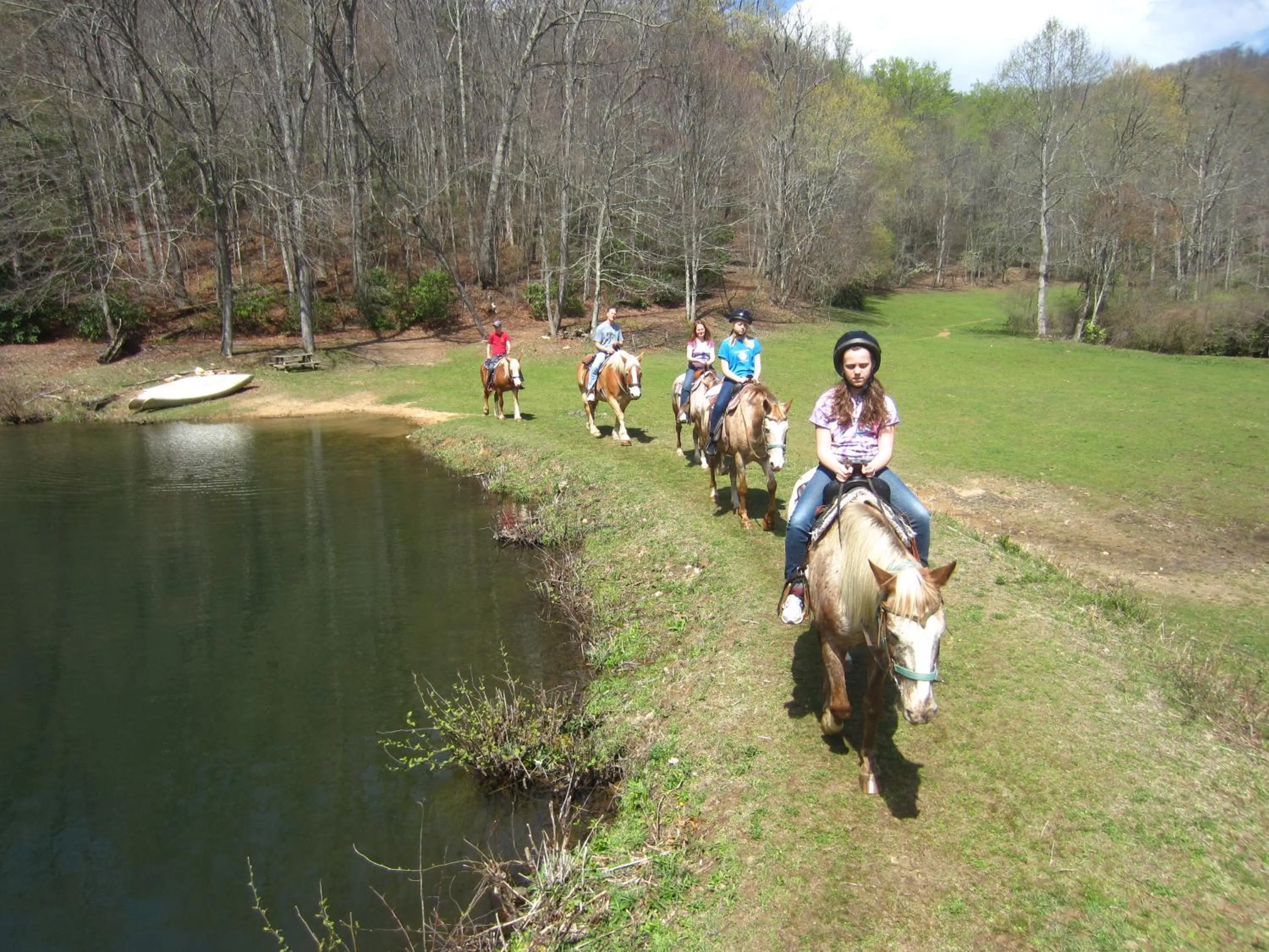 Fishing in Arrowmont Stables & Cabins