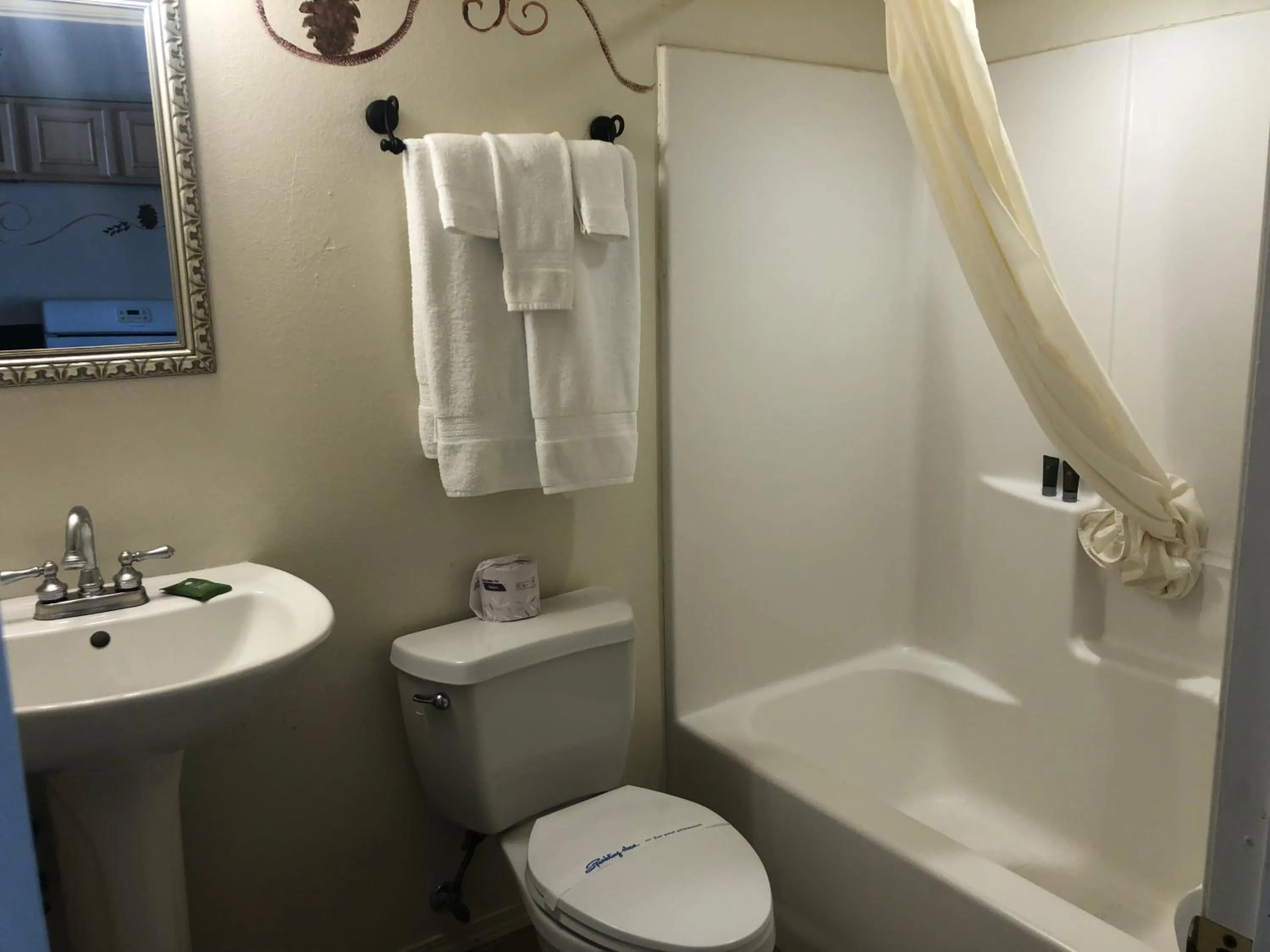 Toilet in Fireside Lodge