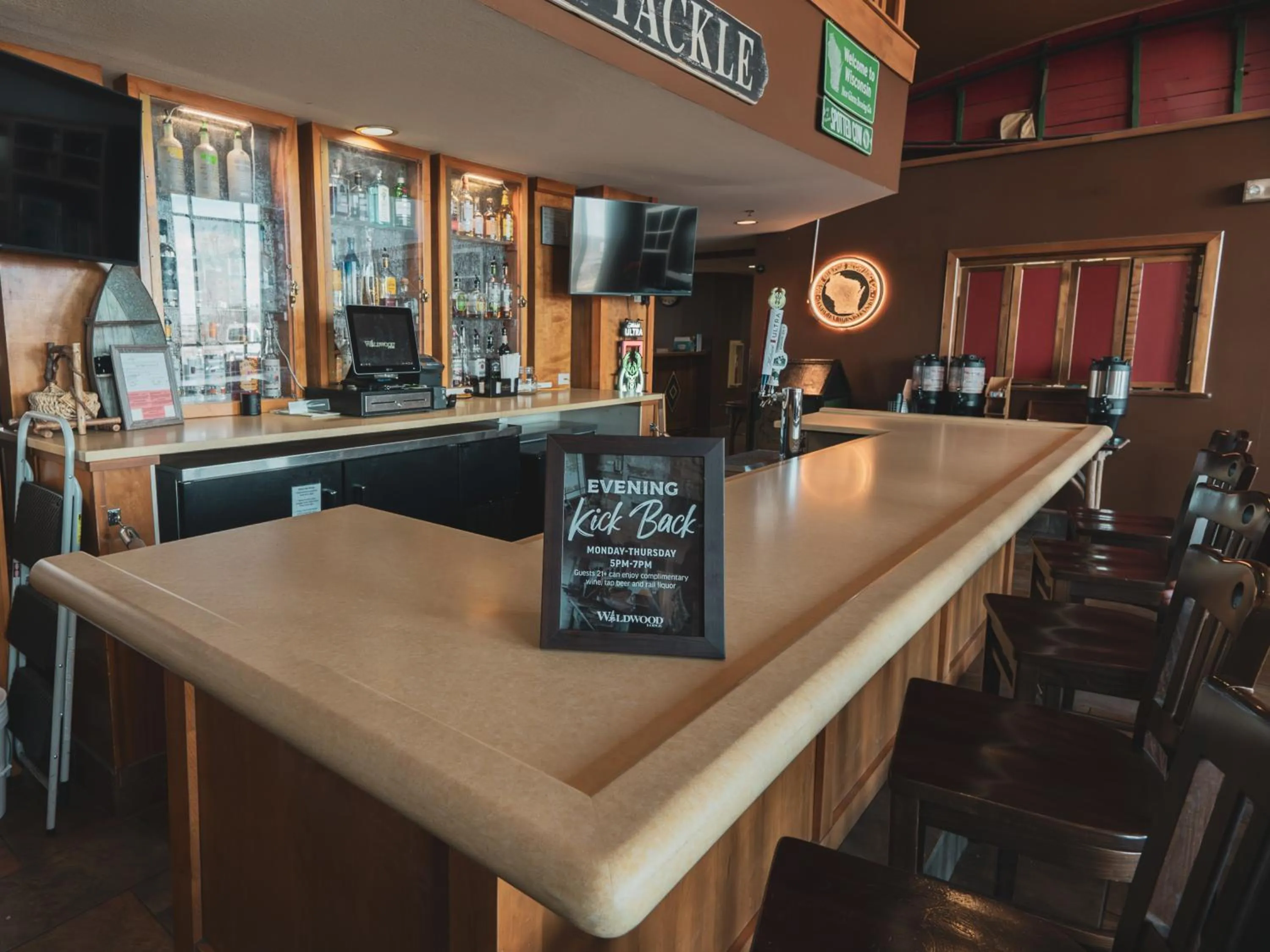 Alcoholic drinks in Wildwood Lodge