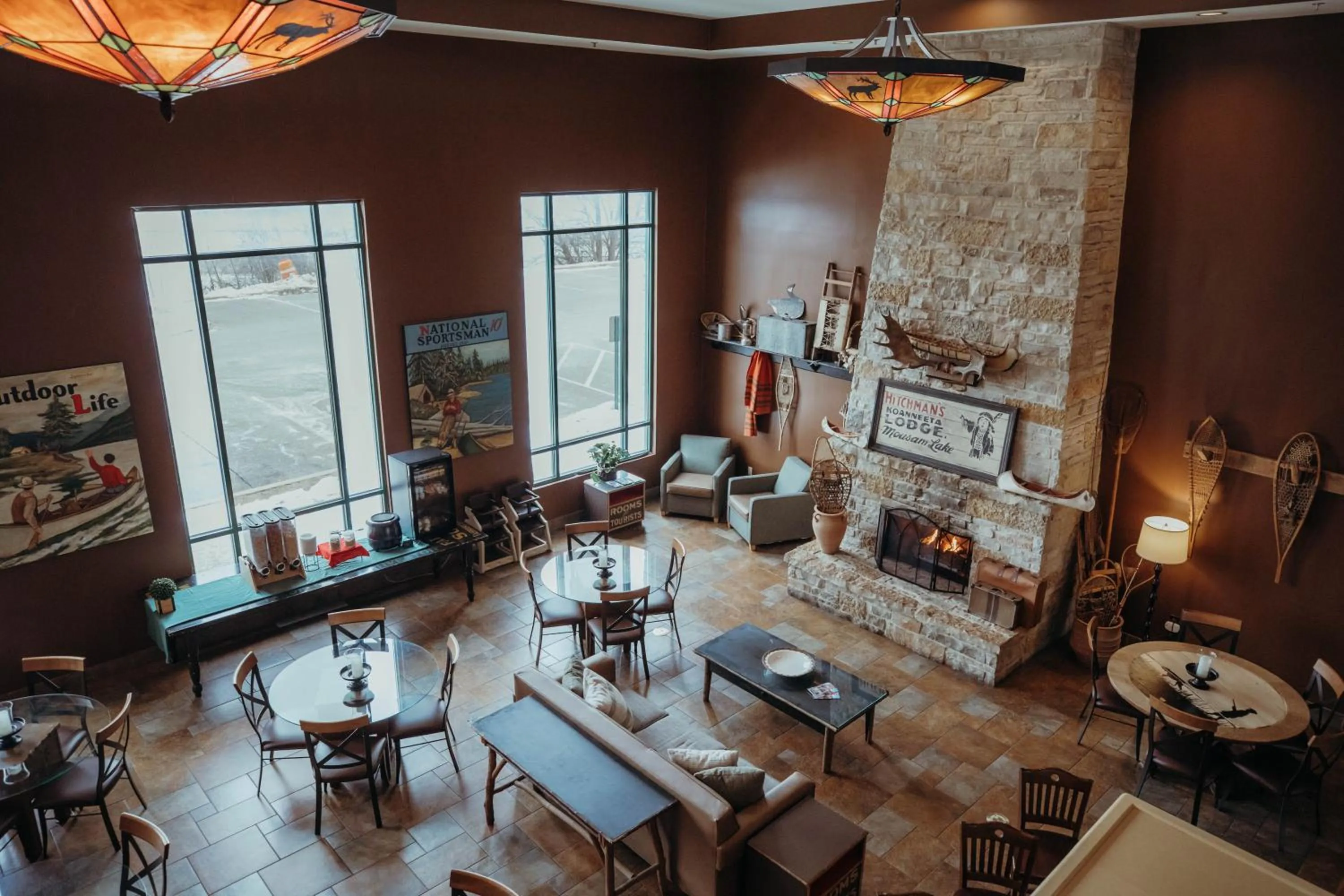 Lobby or reception in Wildwood Lodge