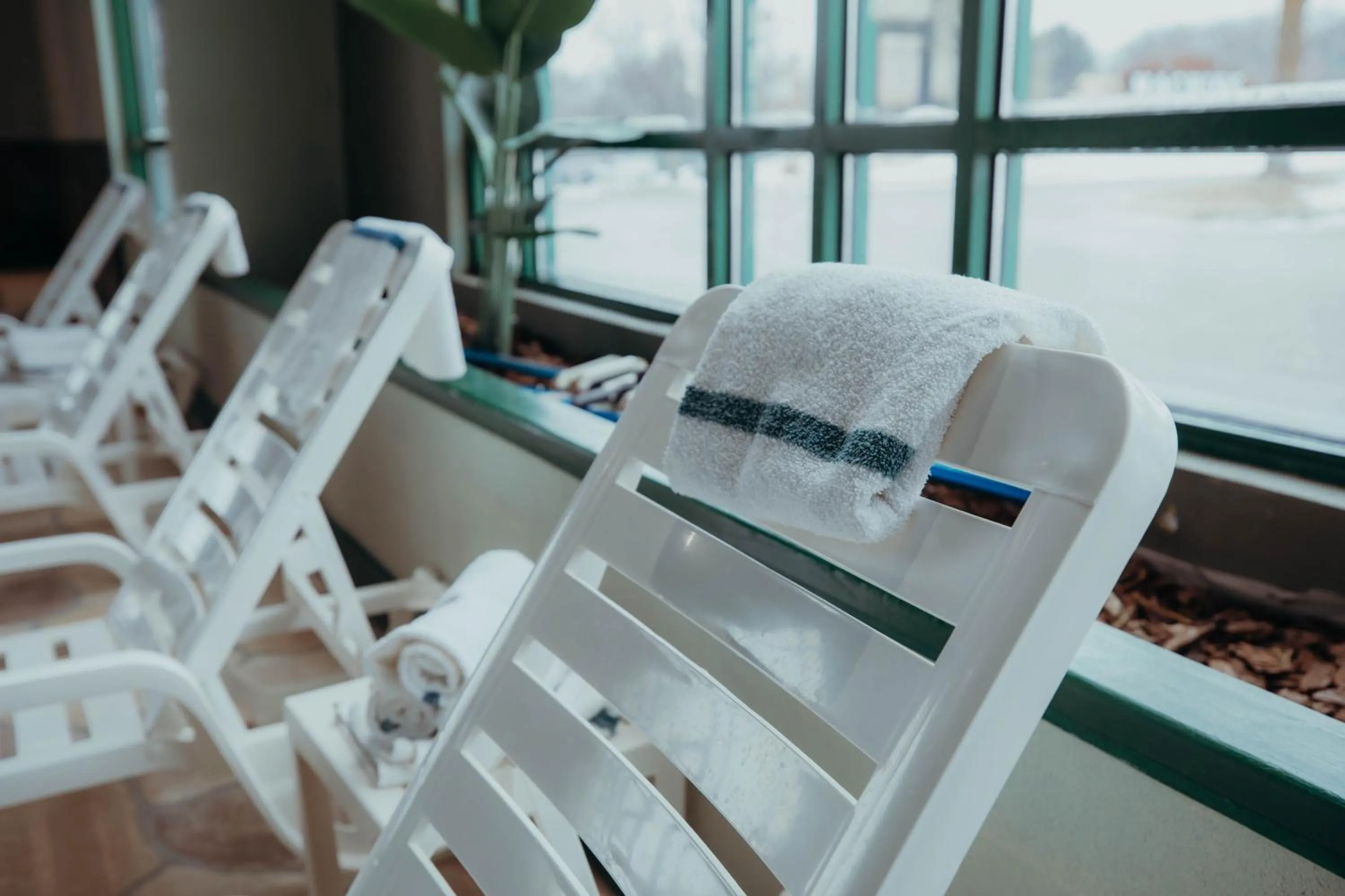 sunbed in Wildwood Lodge