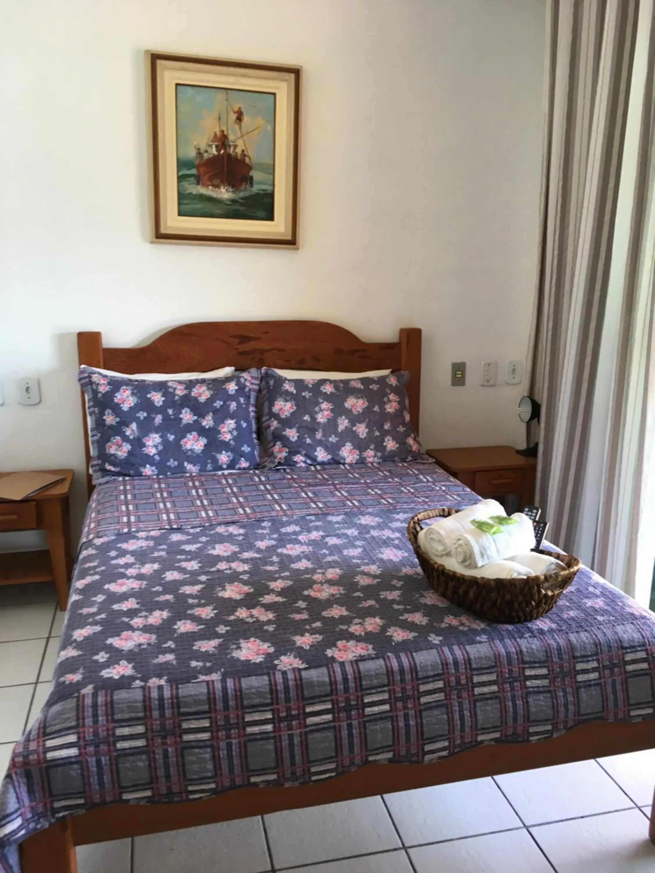 Bed in Pousada Portal do Sol