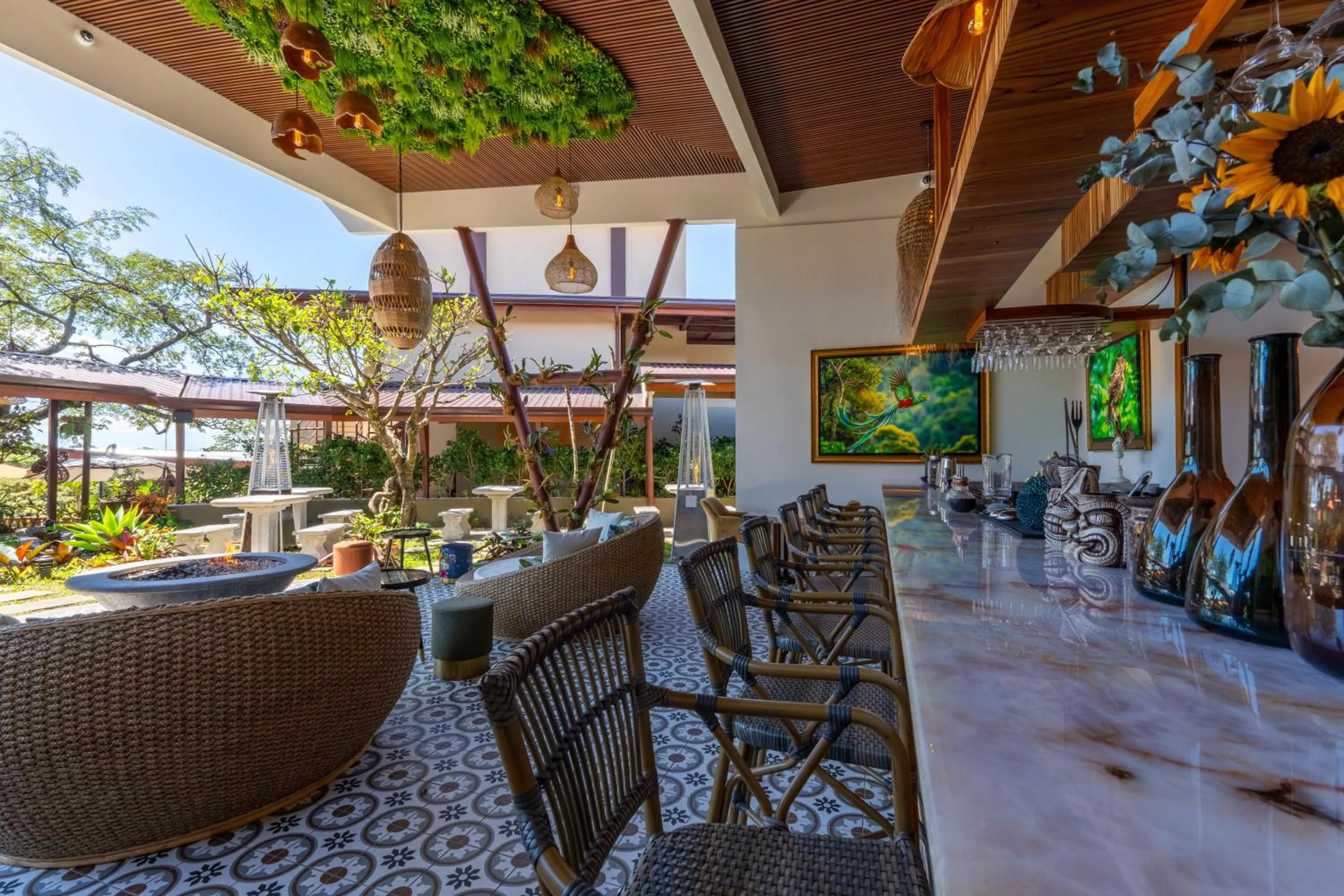 Seating area in Hotel & Spa Poco a Poco - Costa Rica