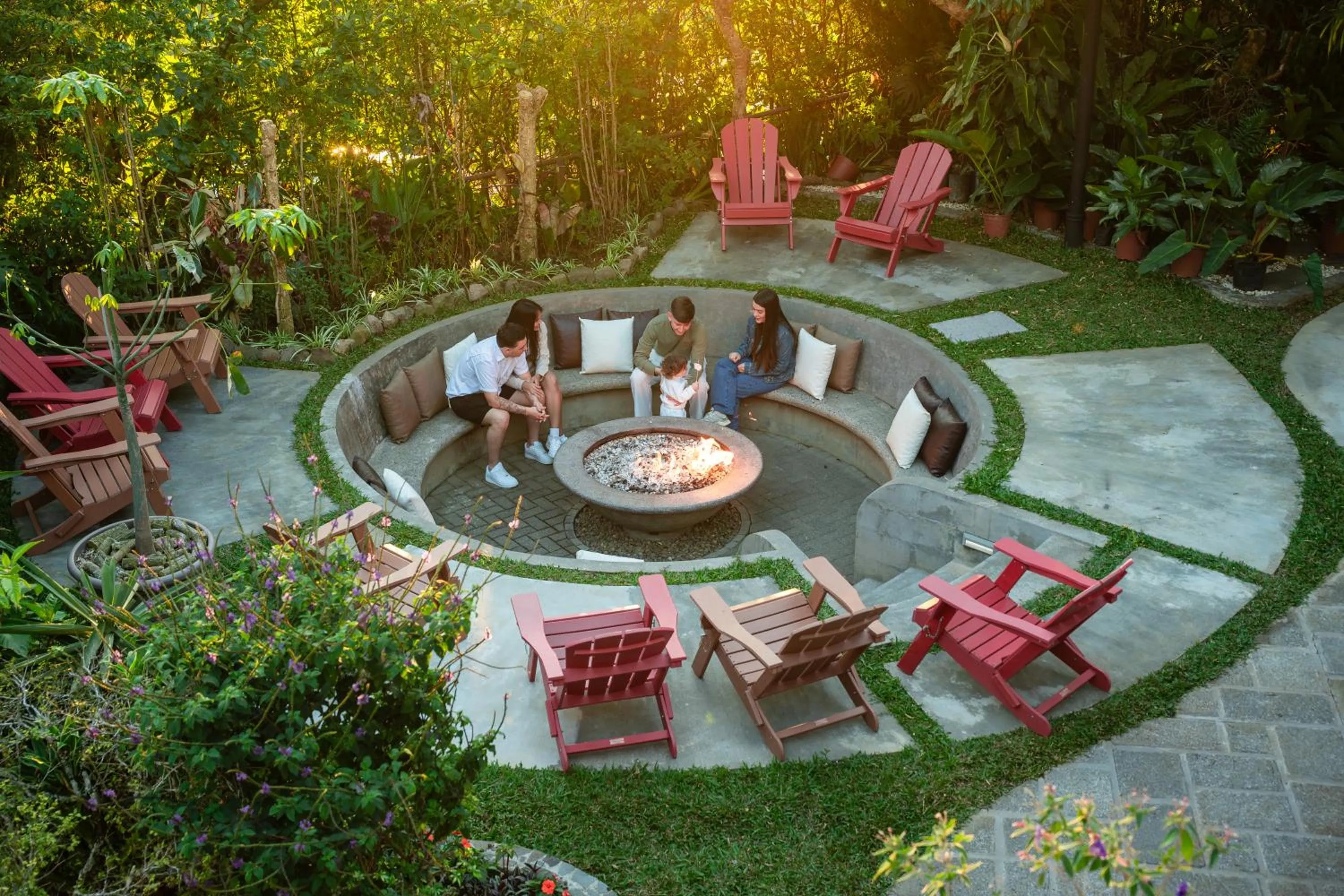 Living room in Hotel & Spa Poco a Poco - Costa Rica
