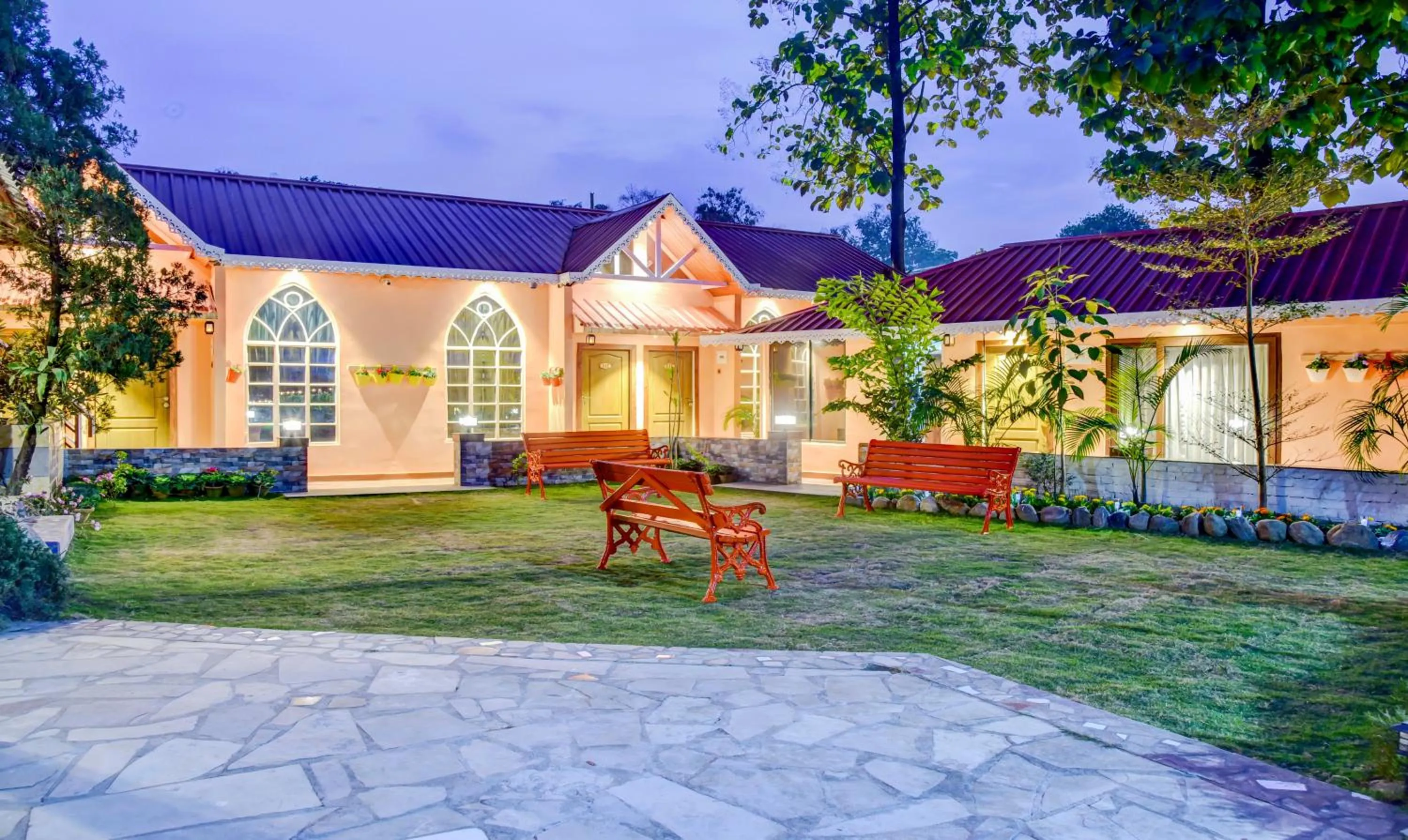 Facade/entrance in Treebo Premium Blue Mountain Country Club And Resort