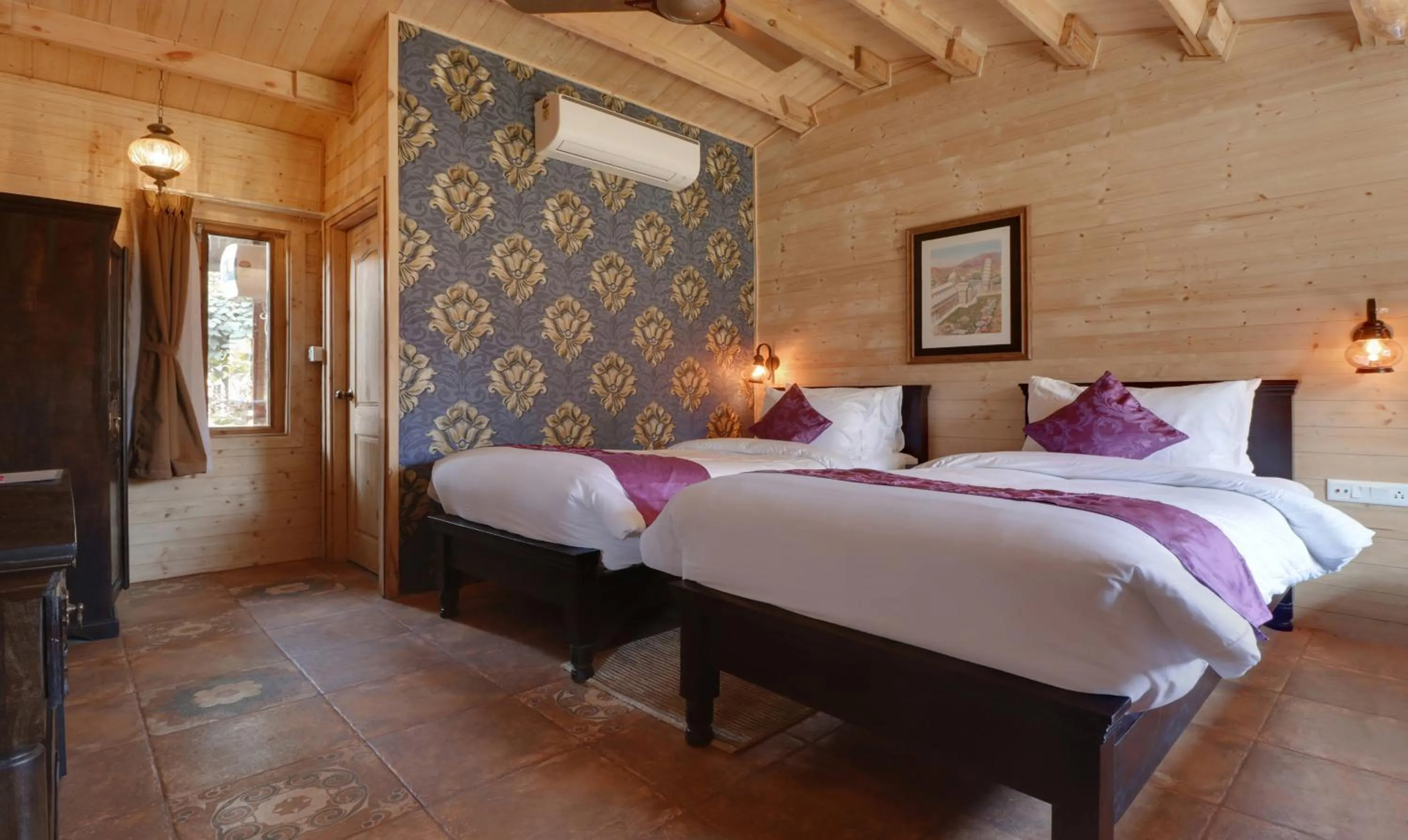 Bedroom, Bed in Treebo Premium Blue Mountain Country Club And Resort