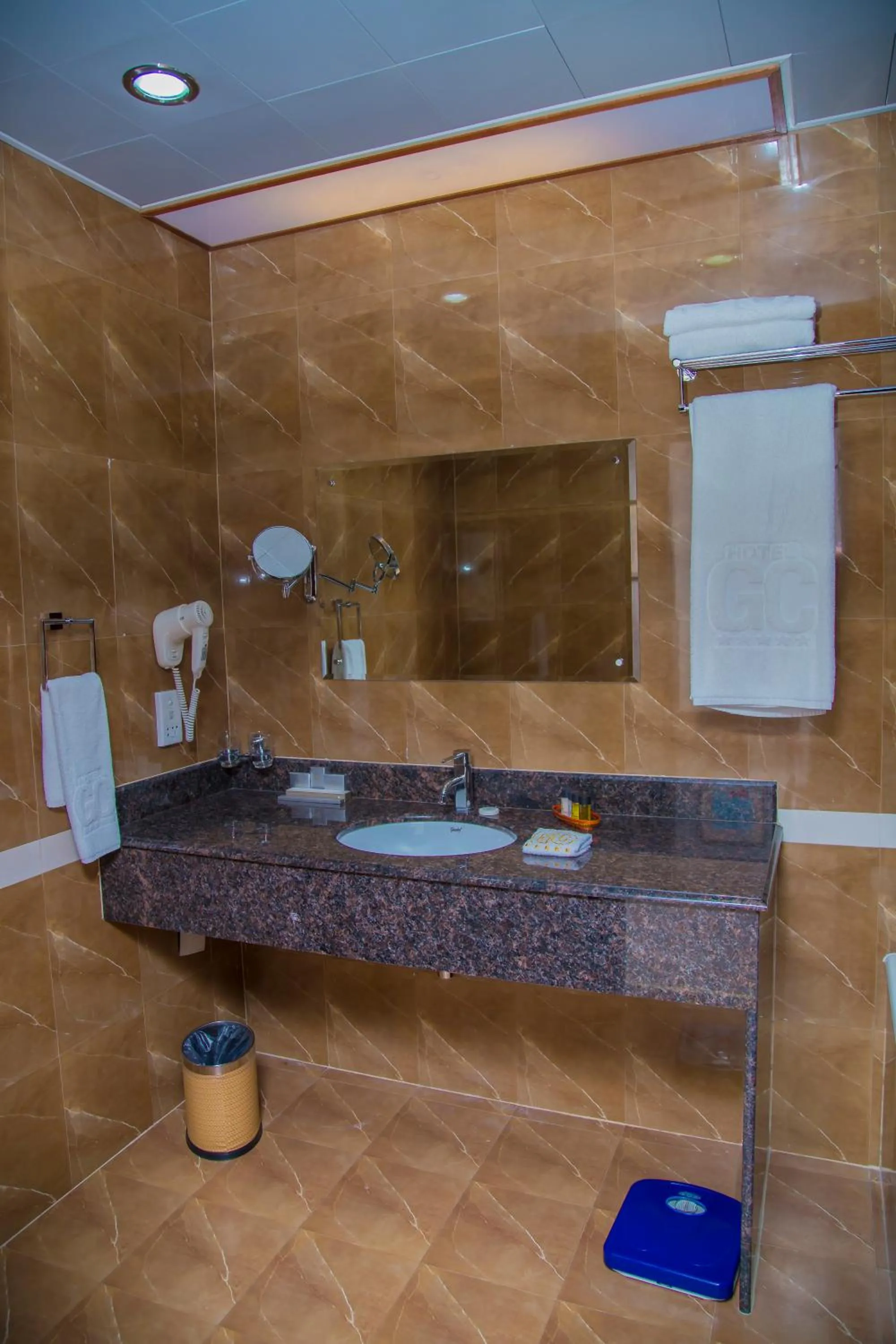 Bathroom in Golden Coast Hotel