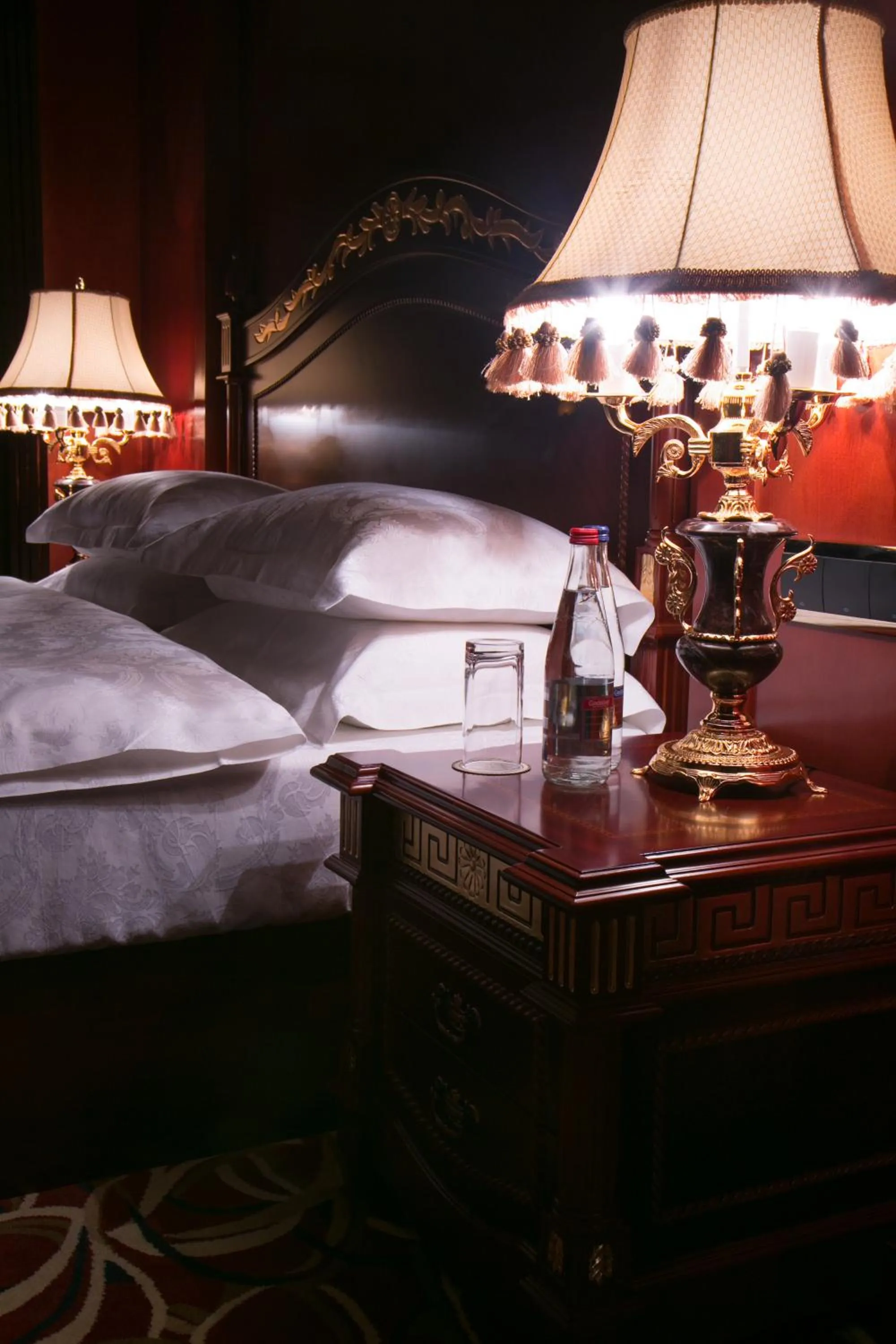 Decorative detail, Bed in Golden Coast Hotel