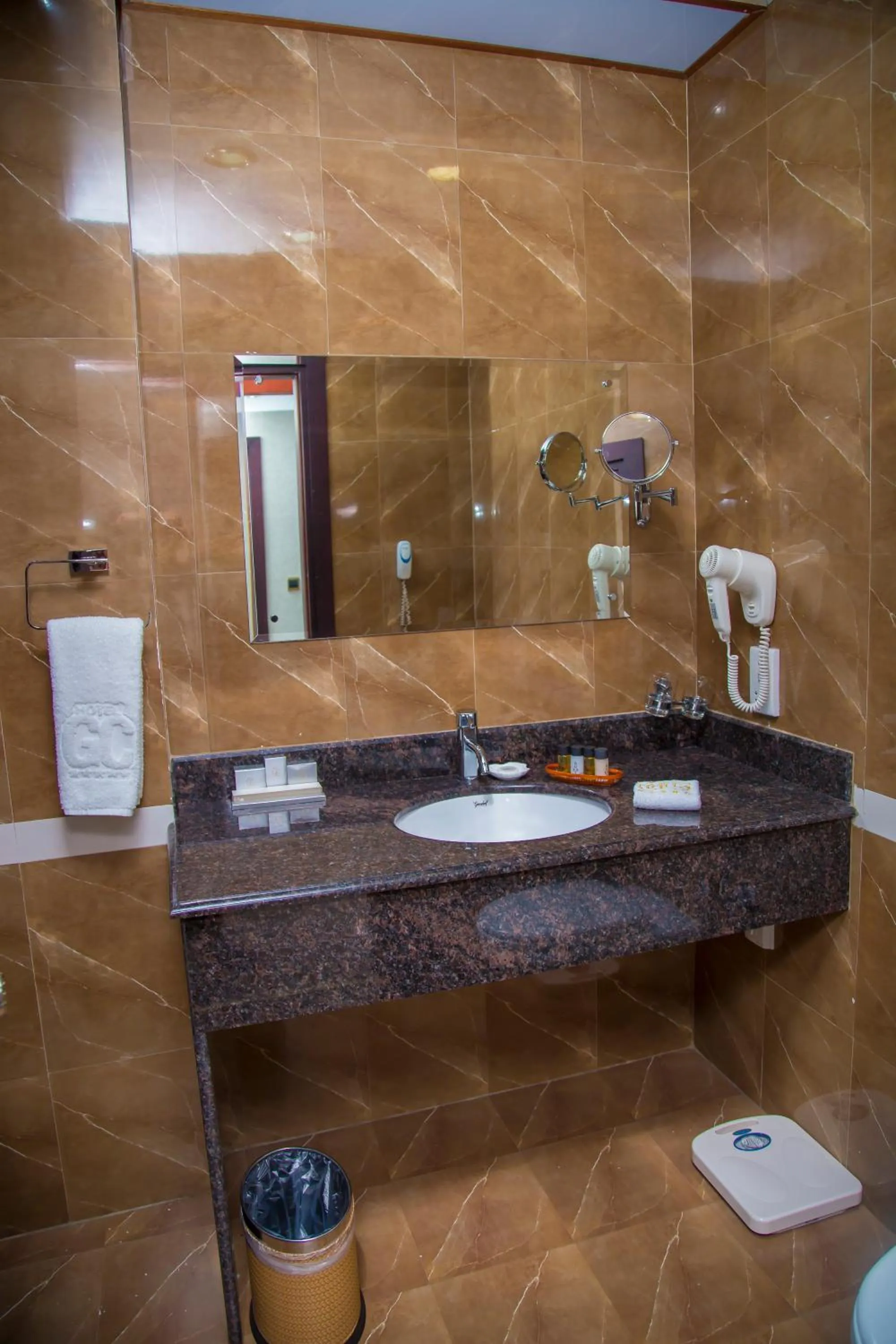 Bathroom in Golden Coast Hotel