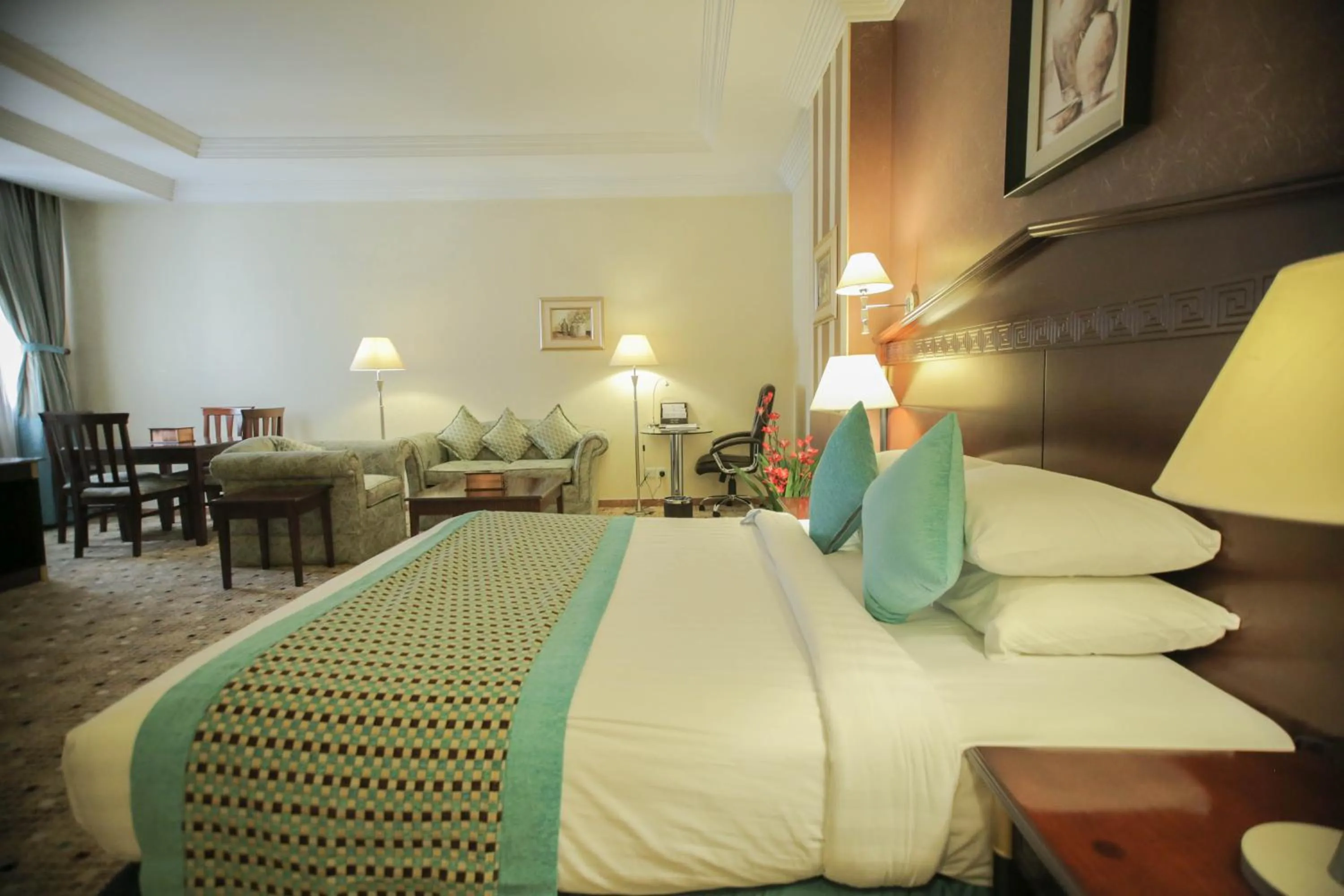 Bed in Qasr Al Sahab