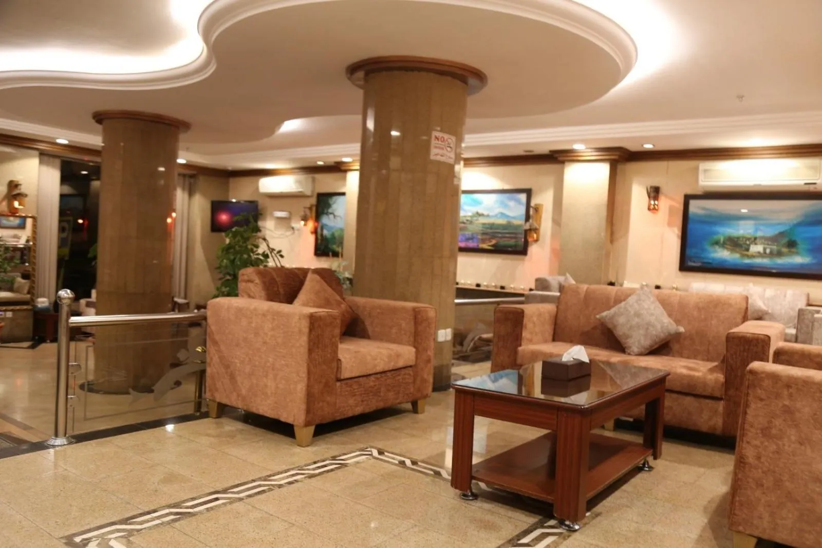 Seating area in Abha Hotel