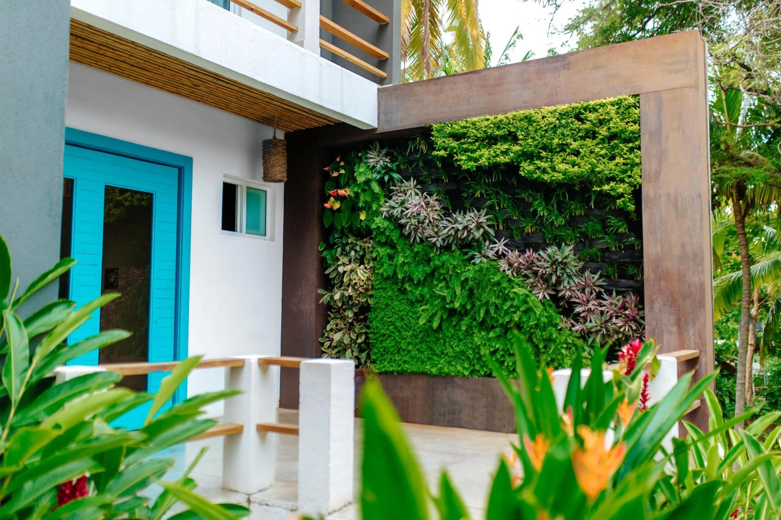 Facade/entrance in Palo Verde Sustainable Hotel