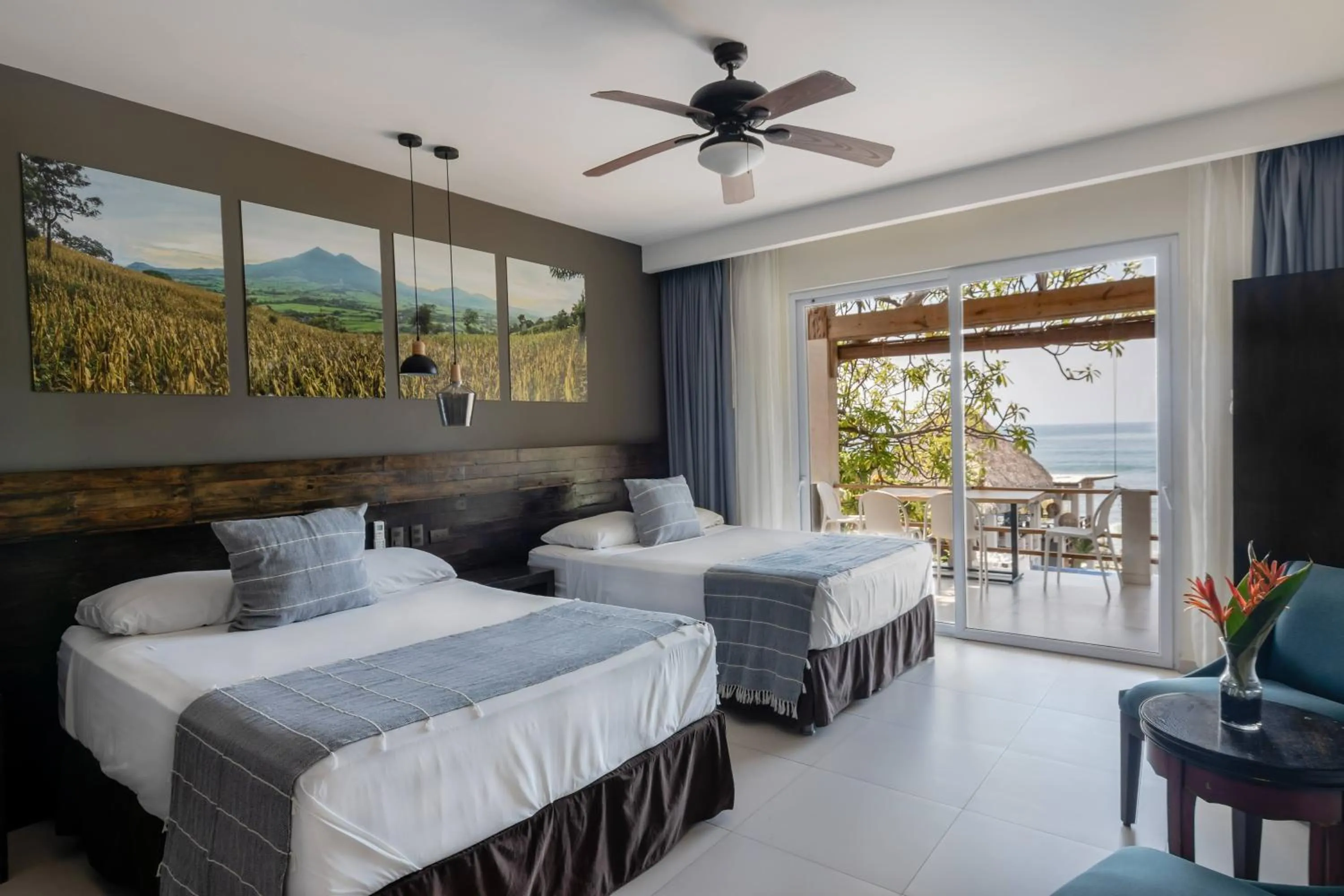 Bed in Palo Verde Sustainable Hotel