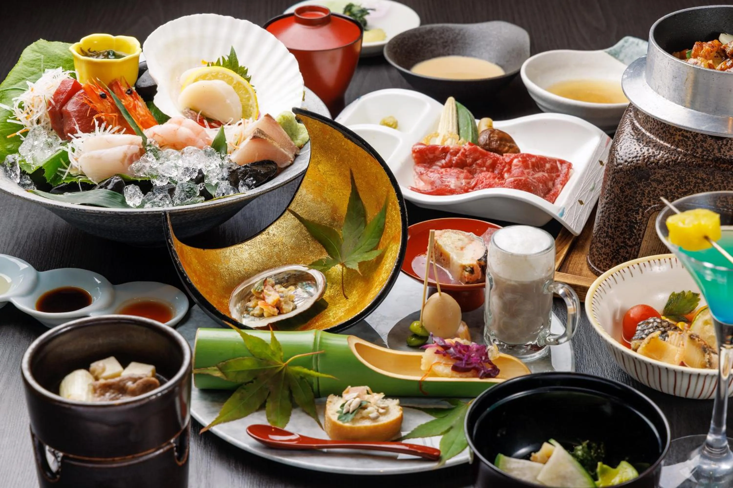 Dinner in Shogetsu Grand Hotel