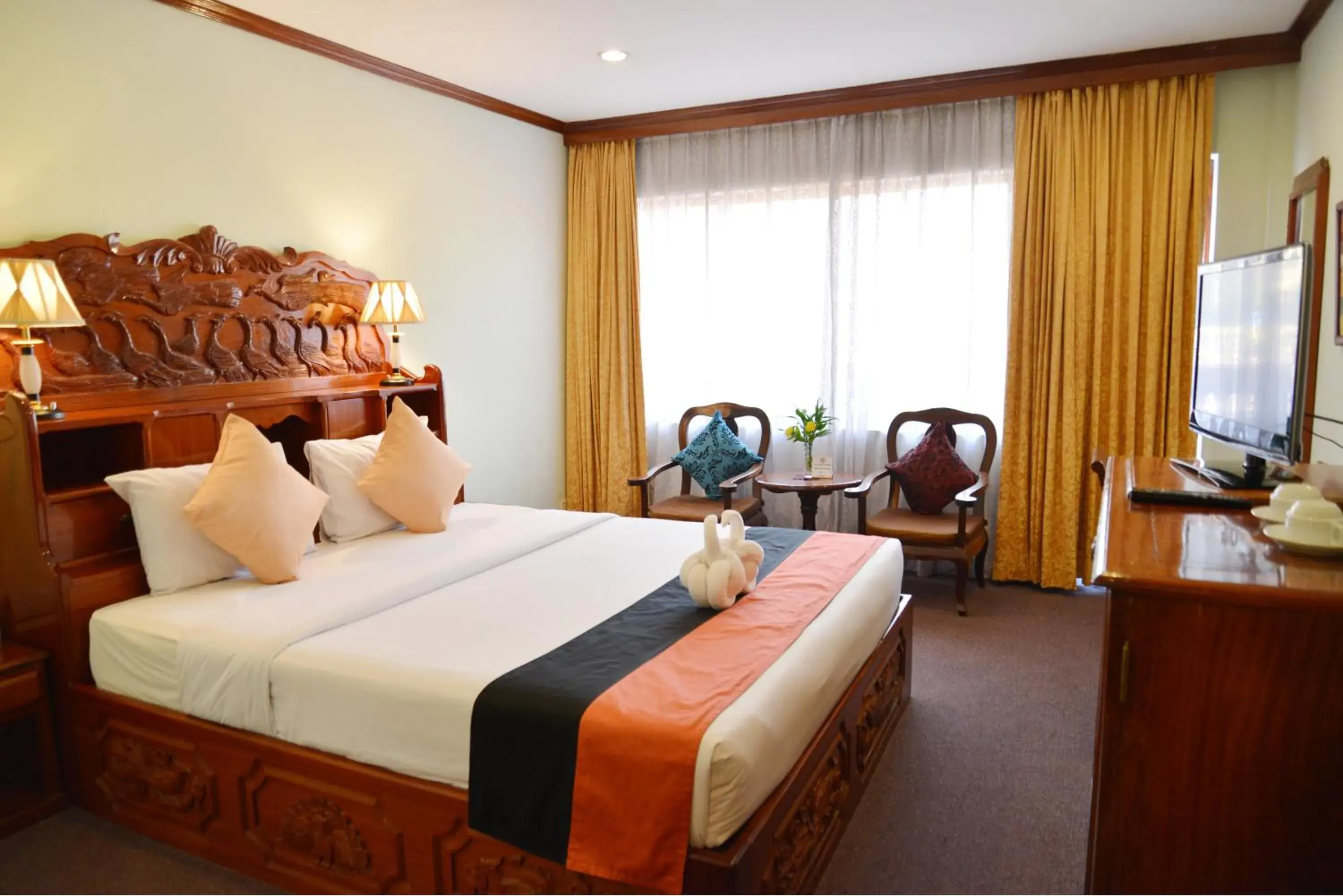 Deluxe Double Room - single occupancy in Angkor Hotel Deluxe Double Room - single occupancy in Angkor Hotel